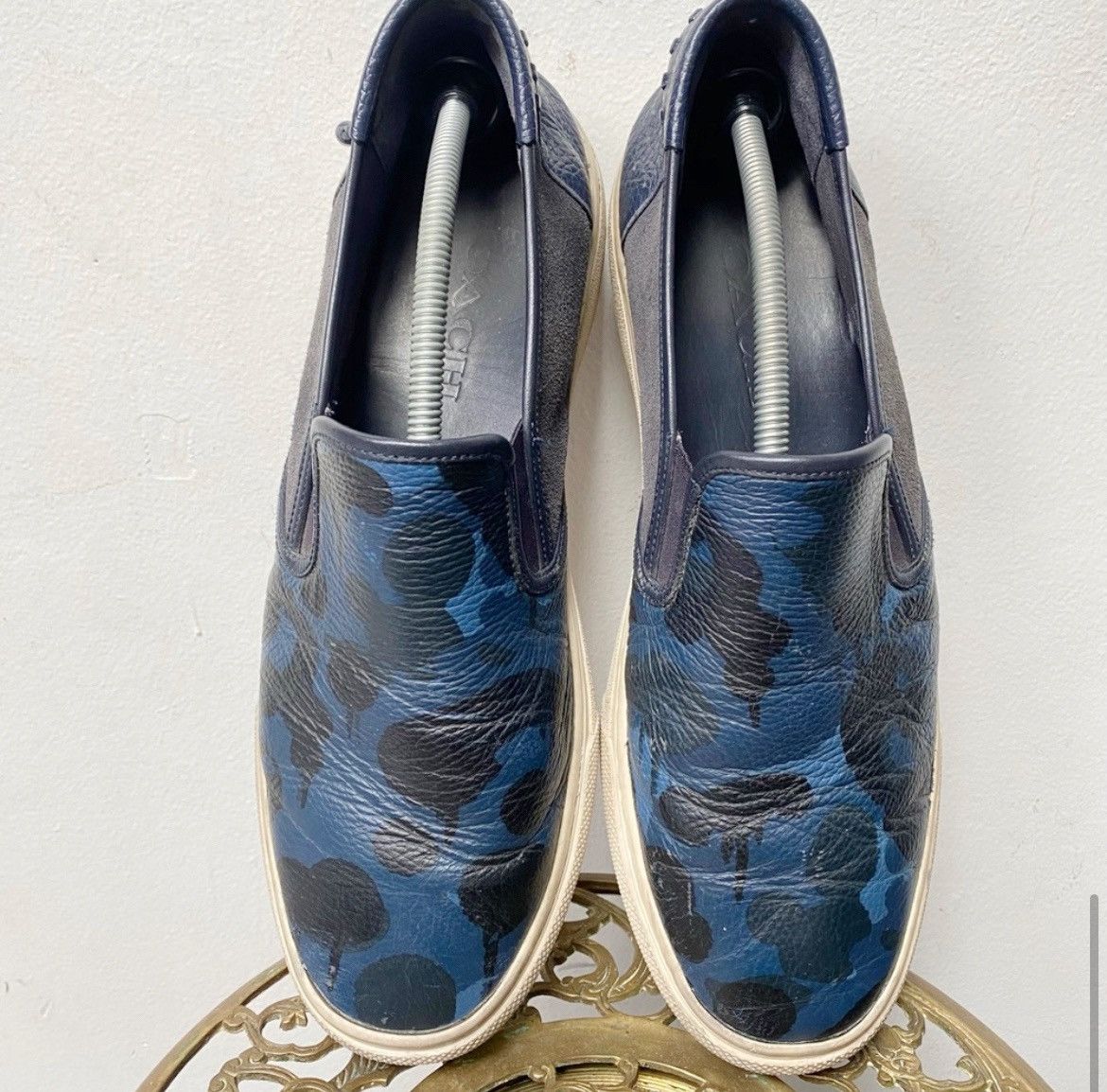 Coach Coach Leather Camo Slip On Sneakers 11.5 wide Size US 11.5 / EU 44-45 - 5 Thumbnail