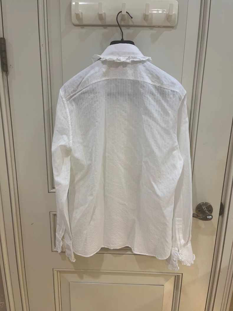 Saint Laurent Paris white vintage ruffled collar shirt-2507 Size US M / EU 48-50 / 2 - 6 Thumbnail