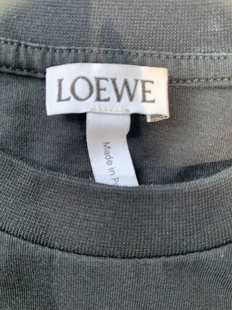 Loewe LOEWE Short sleeves with black floral patterns Size XS / US 0-2 / IT 36-38 - 6 Thumbnail