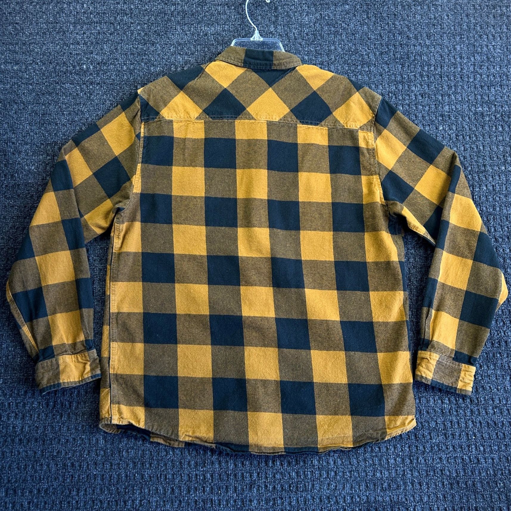 Vintage Salty Crew Flannel Shirt Orange Buffalo Plaid XL Button-Up Outdoor Mens Size US XL / EU 56 / 4 - 4 Thumbnail