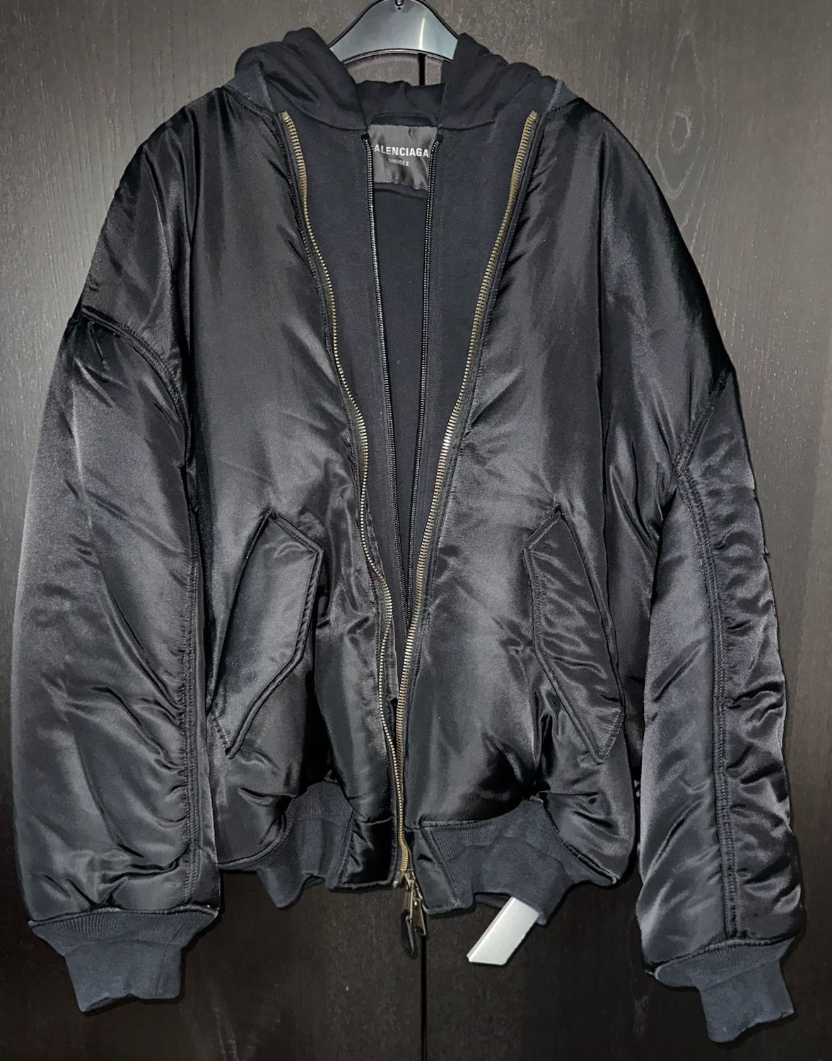 Balenciaga Balenciaga 23SS Mud Collection All in Bomber Jacket Size US S / EU 44-46 / 1 - 1 Thumbnail