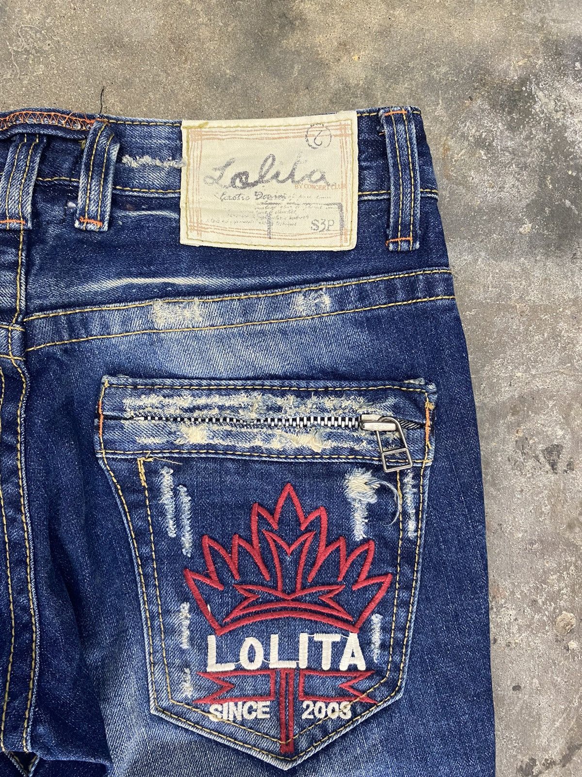 Japanese Brand × Vintage Lolita blue jeans wash japanese brand Size US 30 / EU 46 - 11 Thumbnail
