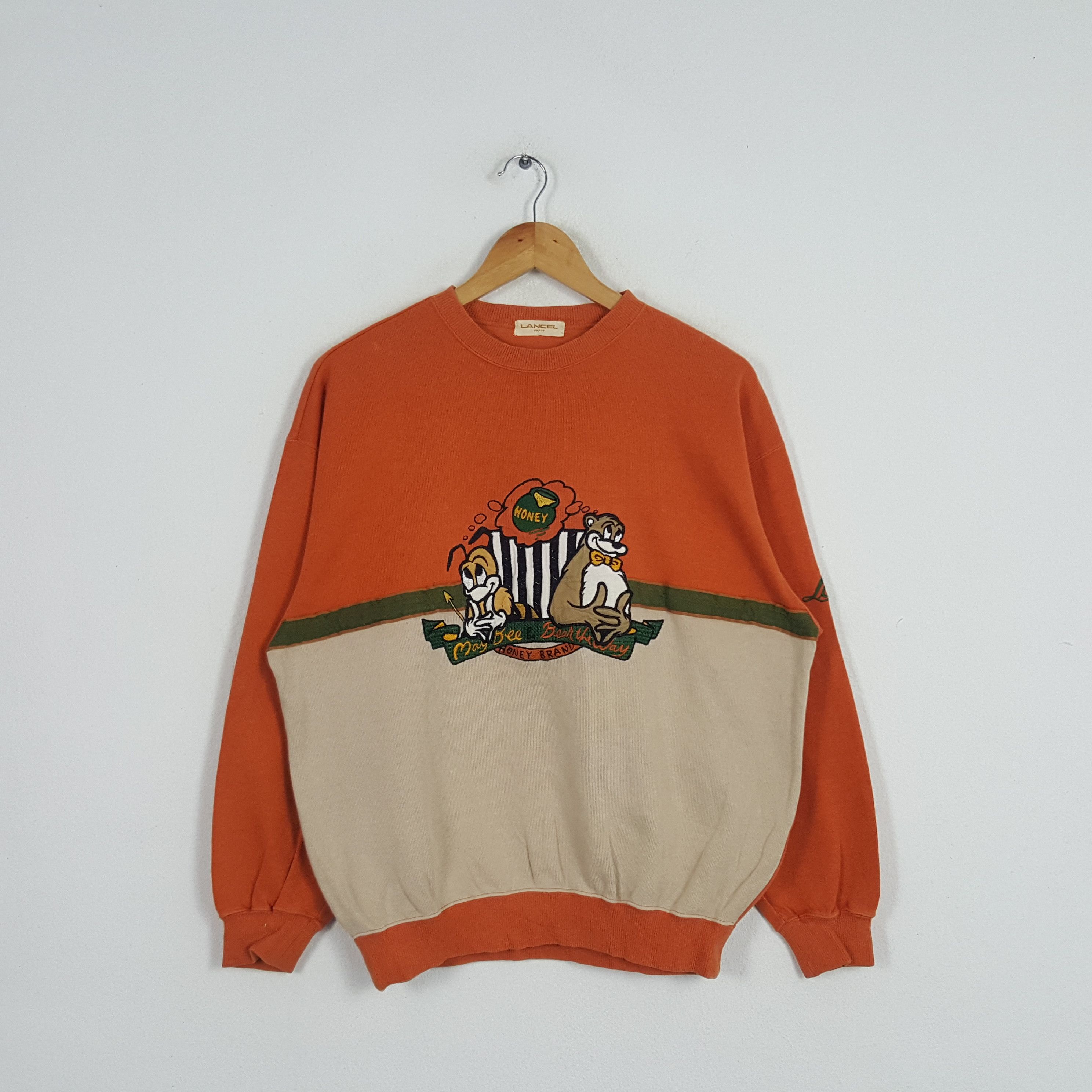 Lancel × Vintage Vintage Lancel Italian Brand Embroidery Sweatshirt Size US M / EU 48-50 / 2 - 1 Thumbnail
