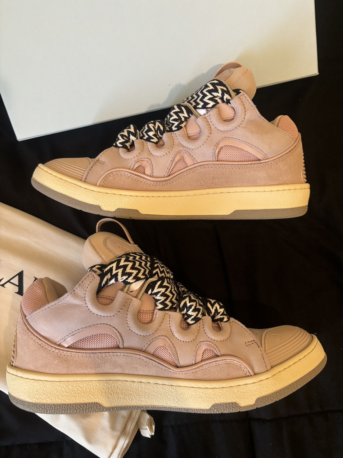 Lanvin Lanvin curb sneaker in pink size 43 / 10 us men Size US 10 / EU 43 - 3 Thumbnail