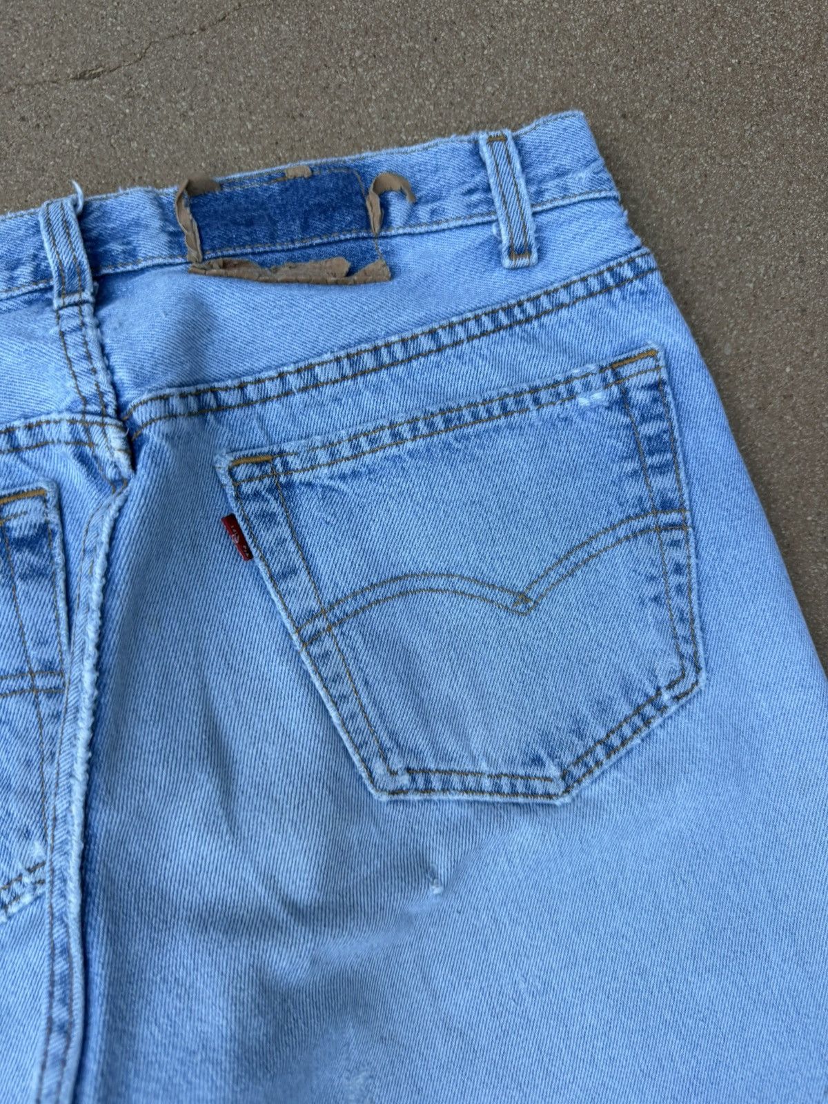 Levi's Vintage 90s Levis 501xx Buttonfly Straight Denim Jeans 31x29 Size US 31 - 8 Thumbnail