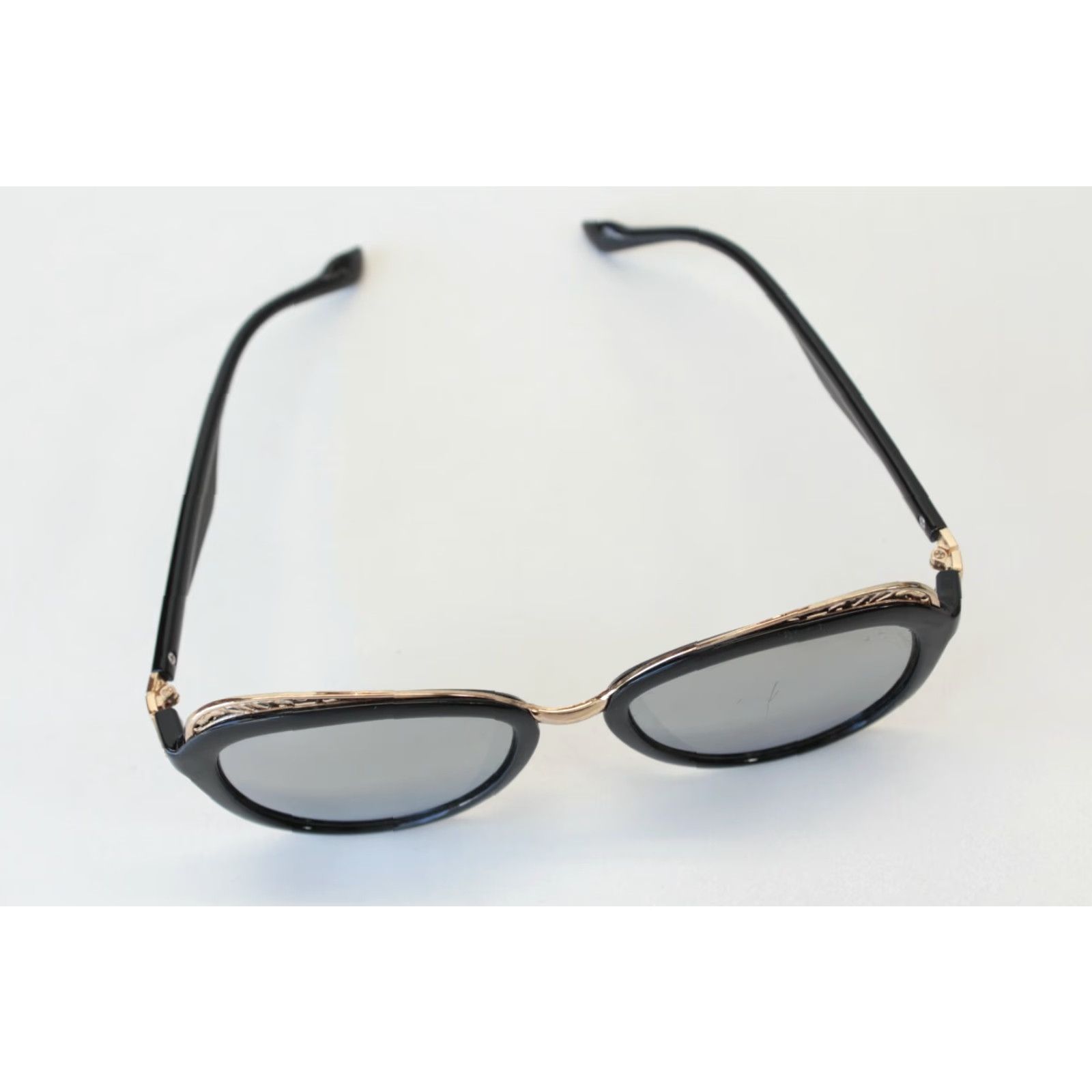 Vintage VINTAGE Cat Eye Sunglasses Women Black Reflective Lens Mirrored FAST SHIPPING Cat Eye Sunglasses Women Black Reflective Lens Mirrors FAST SHIPPING Size ONE SIZE - 6 Thumbnail