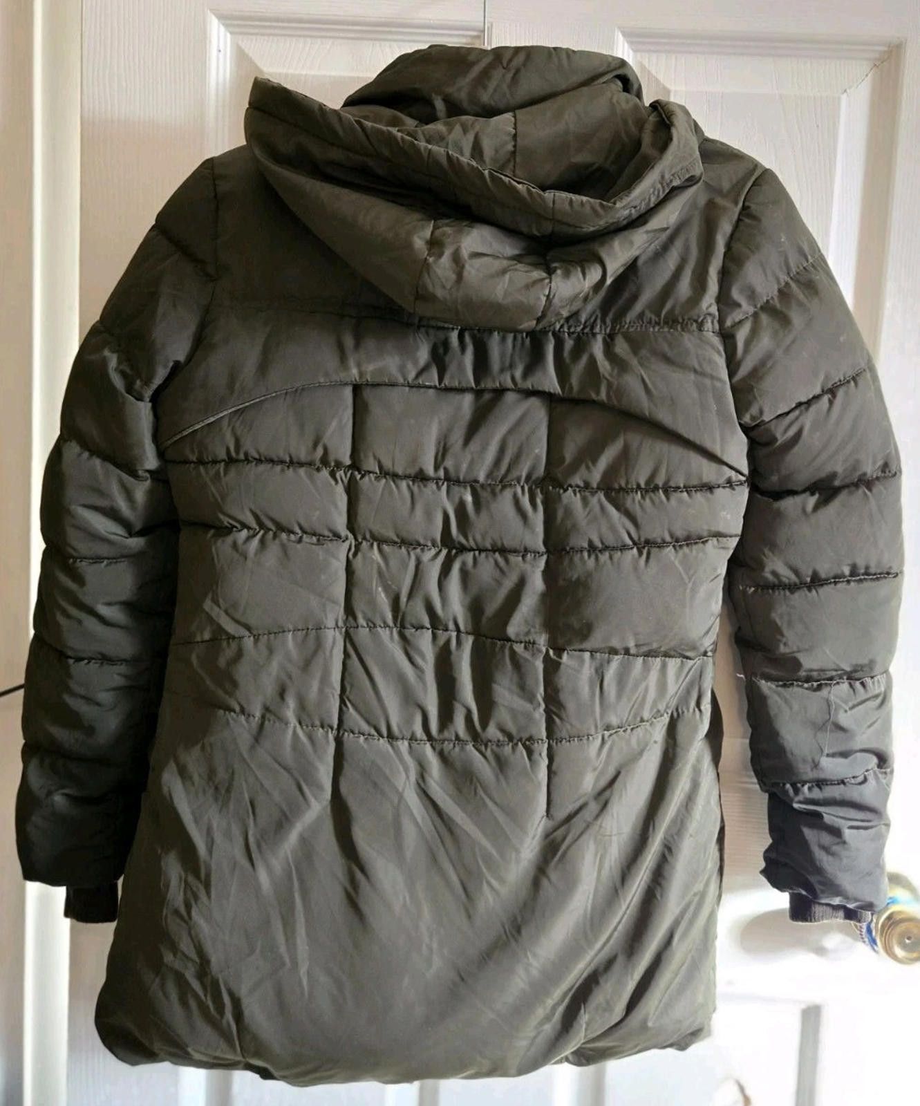 Other XSY Puffer Jacket Winter Coat Juniors L LG Olive Green Hood Size L / US 10 / IT 46 - 5 Thumbnail