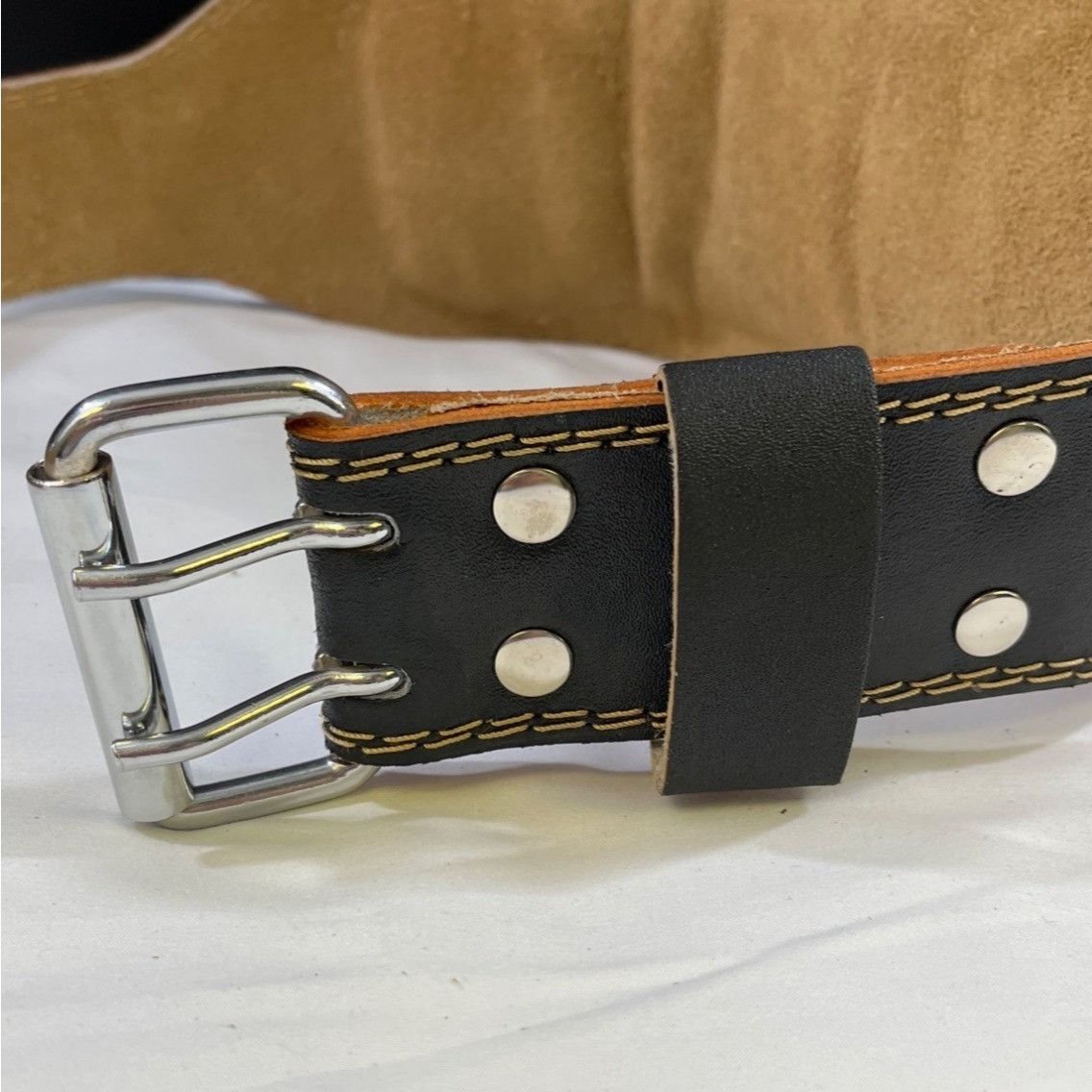 Other Harbinger Unisex Black Weight Lifting Belt Size M SKU 5596 Size ONE SIZE - 6 Thumbnail