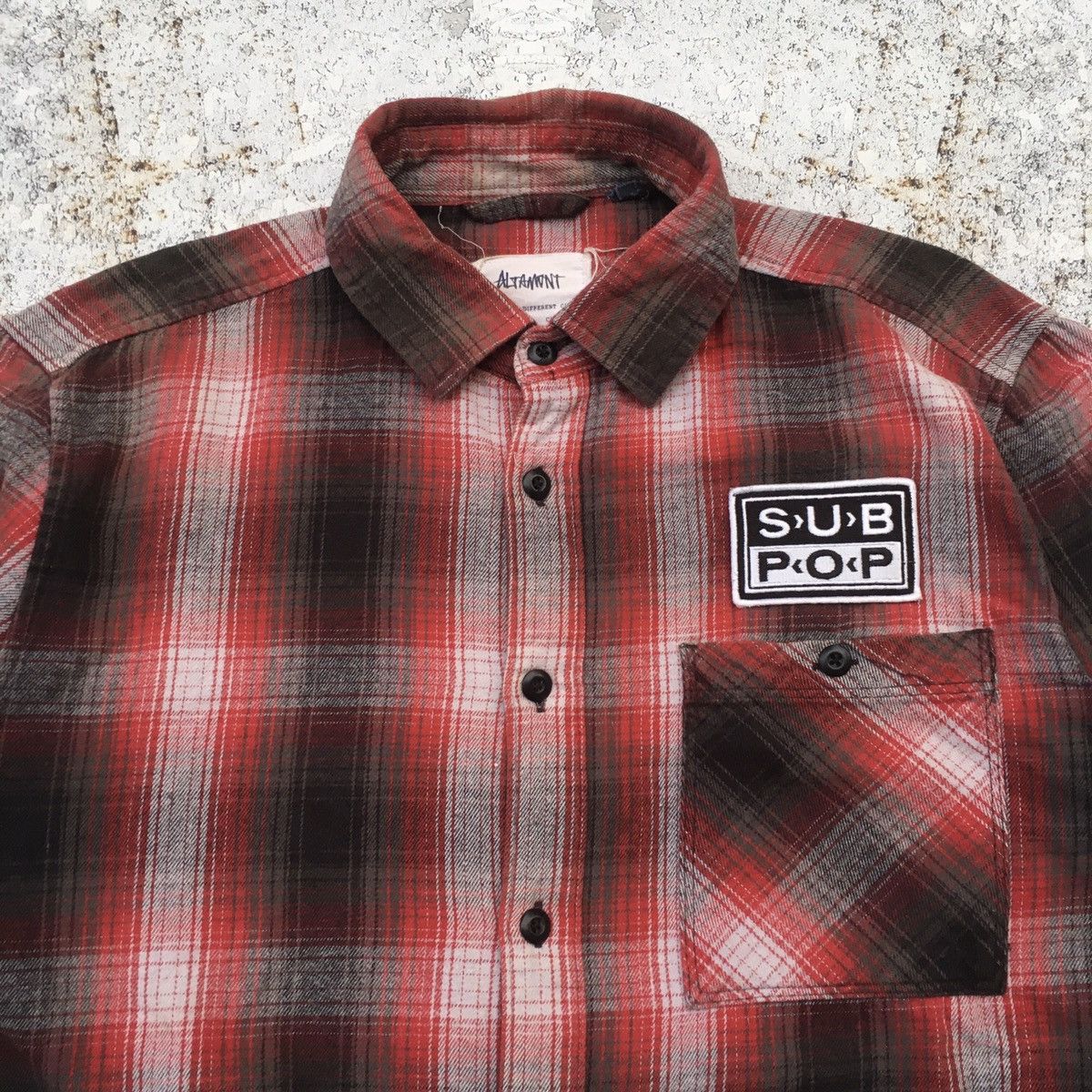 Altamont × Band Tees × Nirvana Altamont Veterano Flanel Sub Pop Patch Limited Edition Size US M / EU 48-50 / 2 - 2 Thumbnail