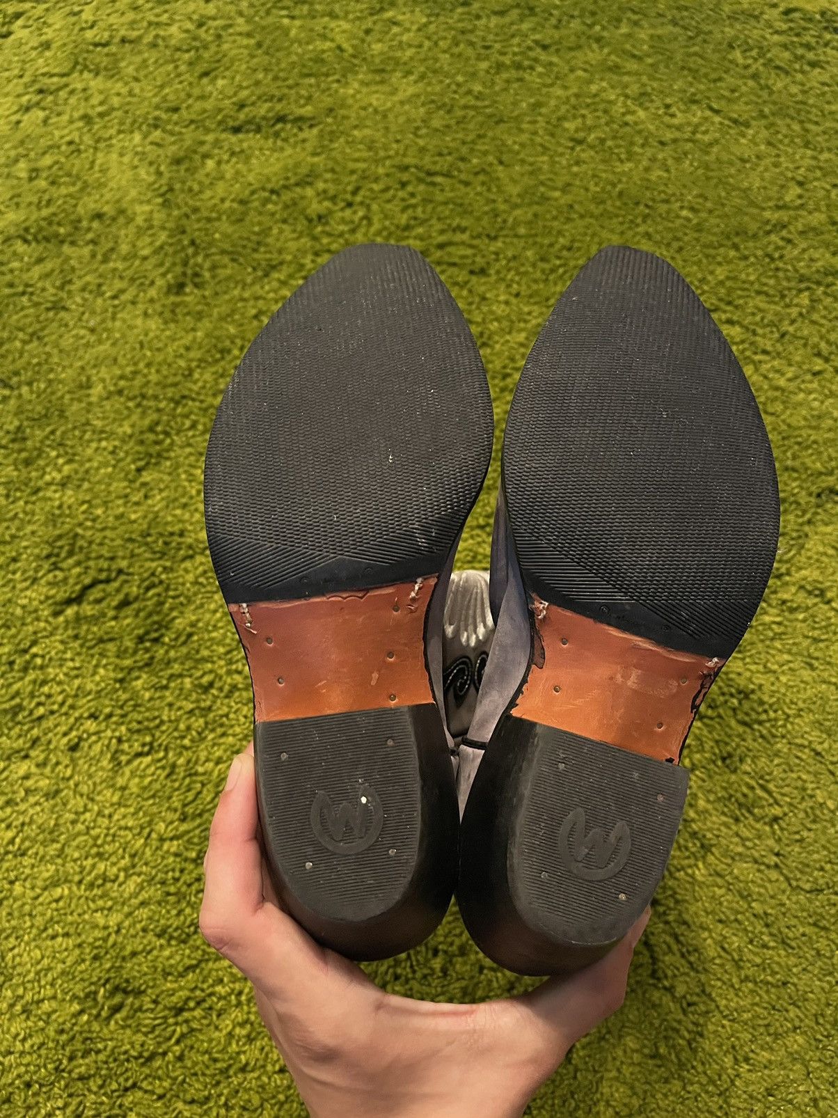 Cowboy Equipment × Designer × Genuine Leather Tony Mora western cowboy leather boots Size US 7 / EU 40 - 3 Thumbnail