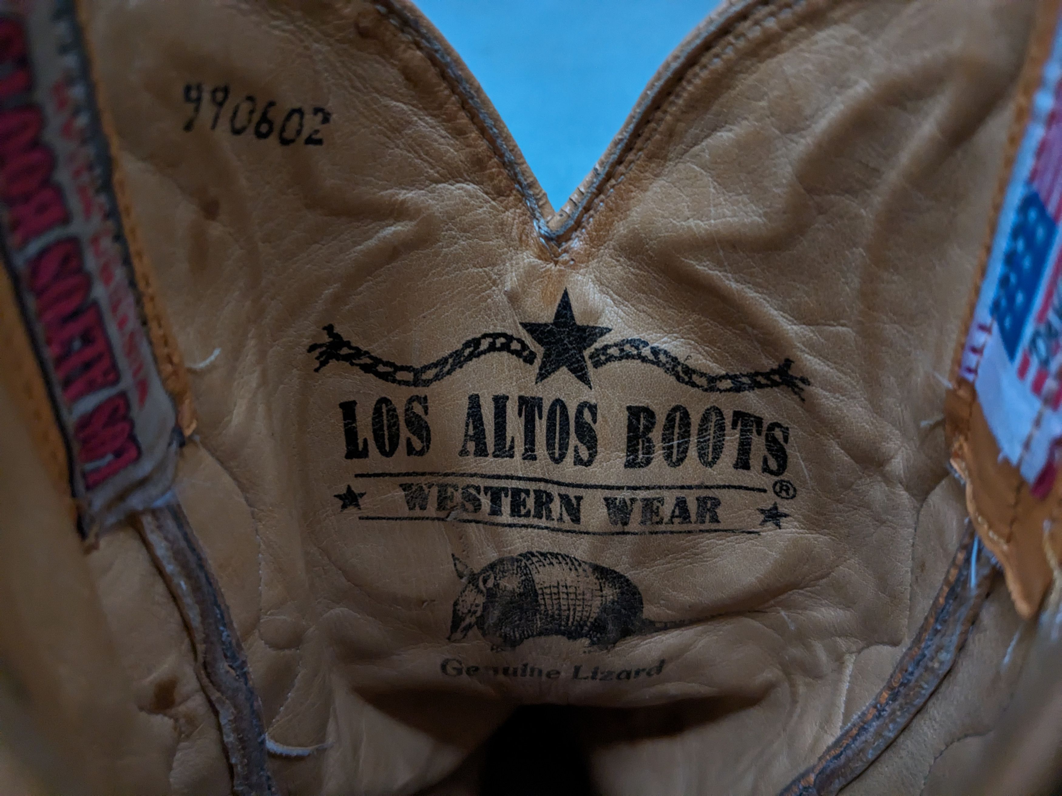 Genuine Leather Vintage Cowboy Boots Yellow Lizard 8 Wide Leather USA Size US 8 / EU 41 - 12 Thumbnail