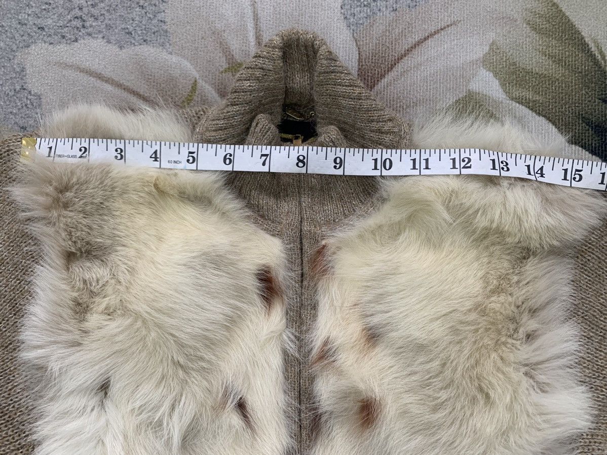 Vintage Rare GK Wool & Fur Knit Zipper Up Jacket Size S / US 4 / IT 40 - 10 Thumbnail