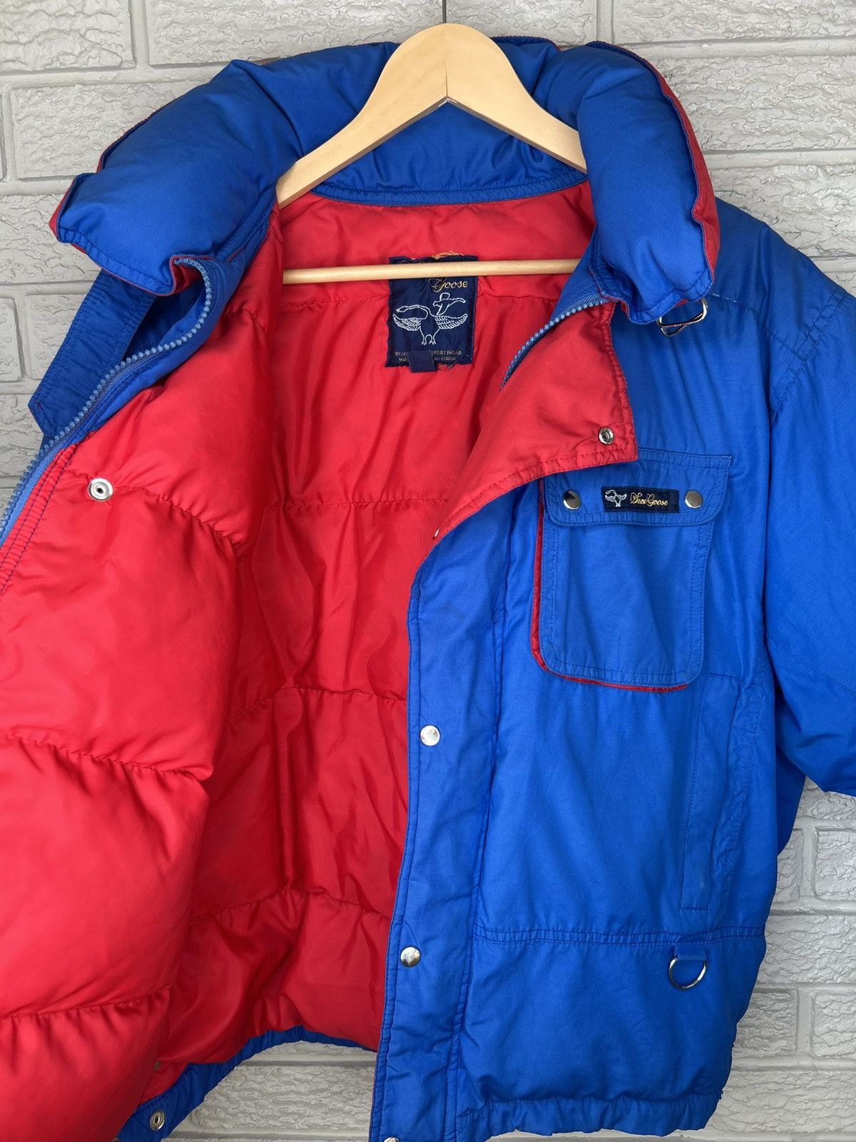 Canada Goose Vintage 80s Canada Goose Snow Goose Down Bomber Jacket Size US M / EU 48-50 / 2 - 15 Thumbnail