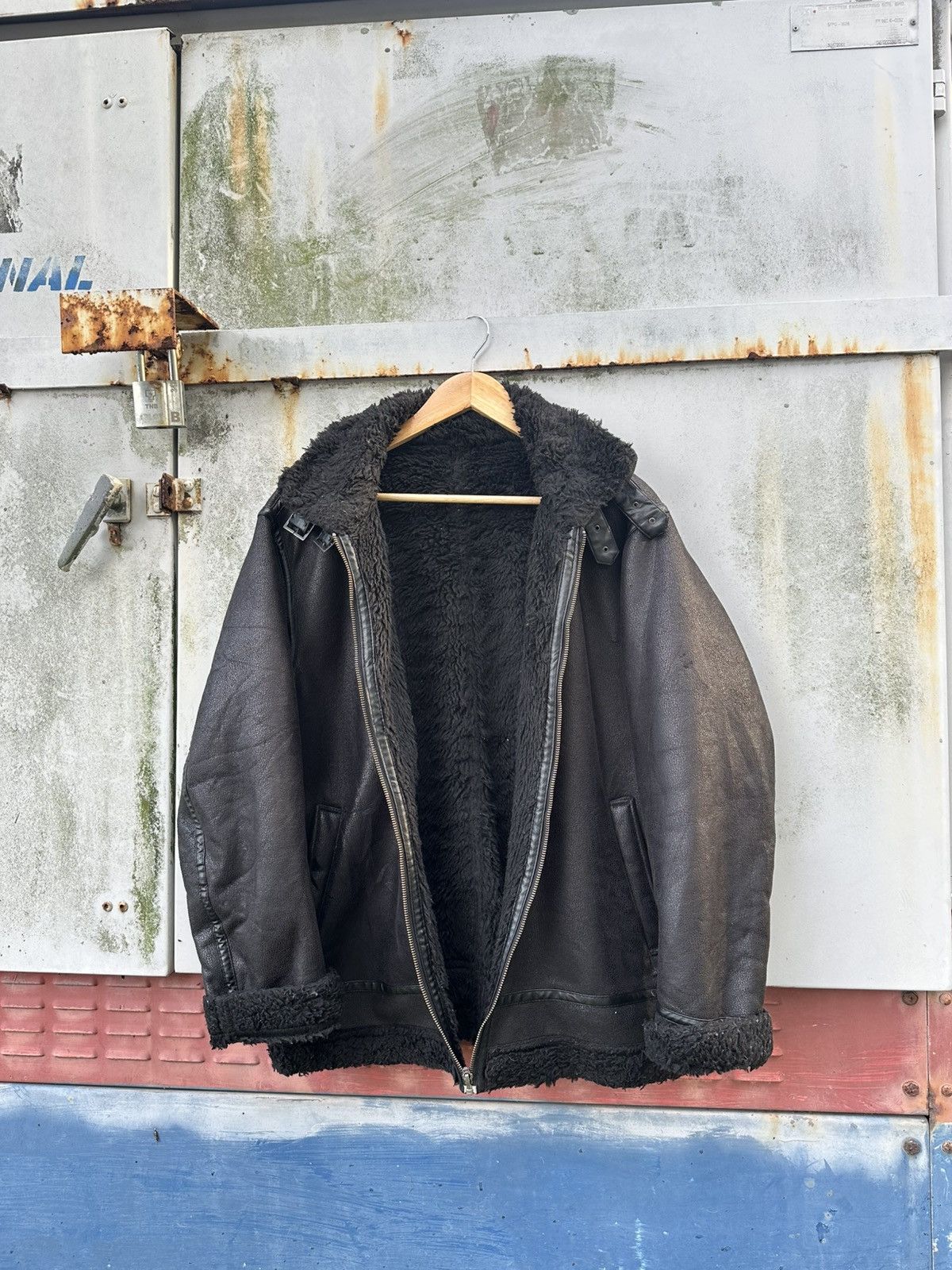 Vintage 👹Vintage Rush/Hour Black Velvet Fleece Lined Jacket Size US L / EU 52-54 / 3 - 3 Thumbnail