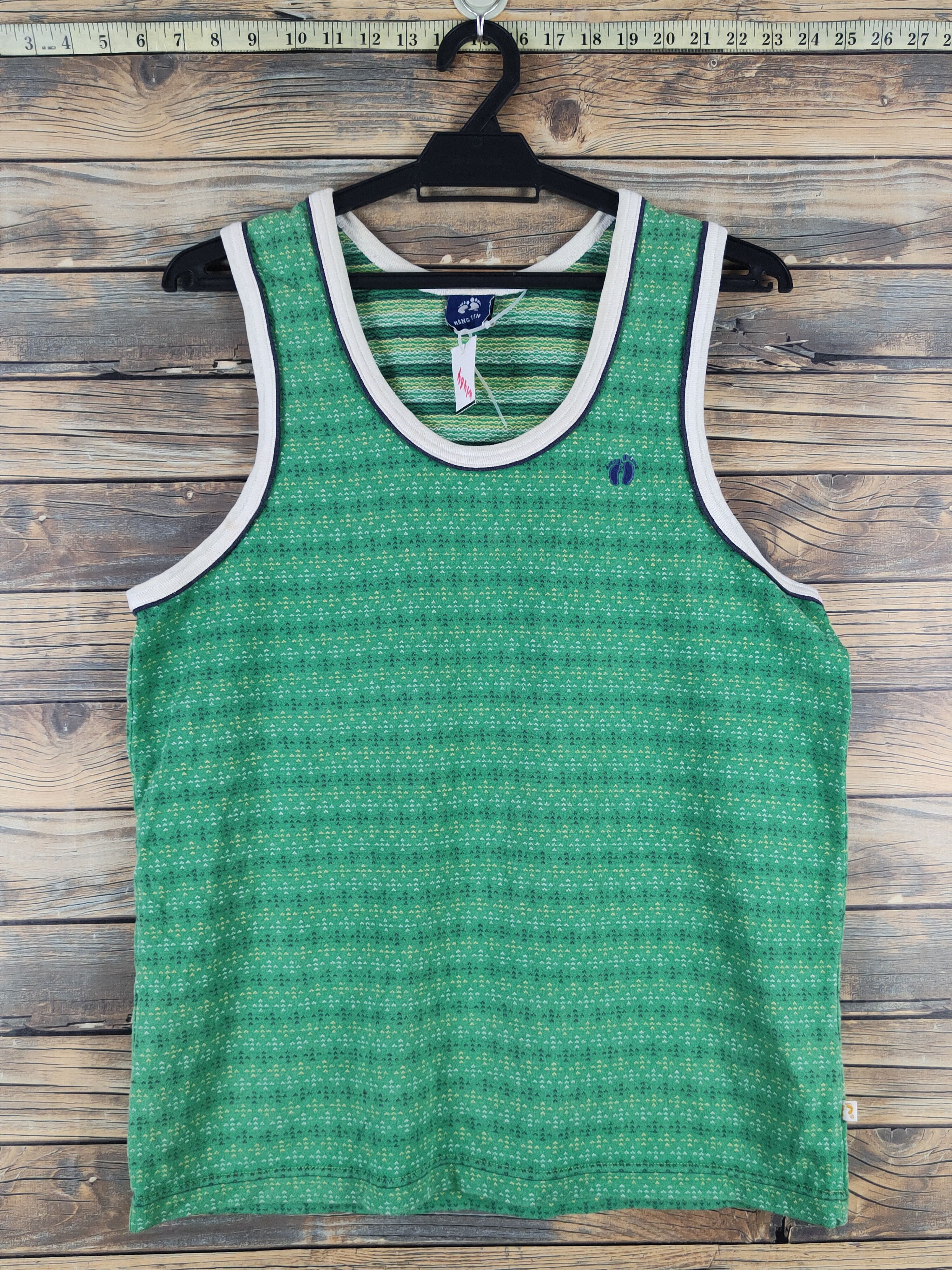 Hang Ten Hang Ten vintage Green Sleeveless #W1464 Size US M / EU 48-50 / 2 - 1 Thumbnail