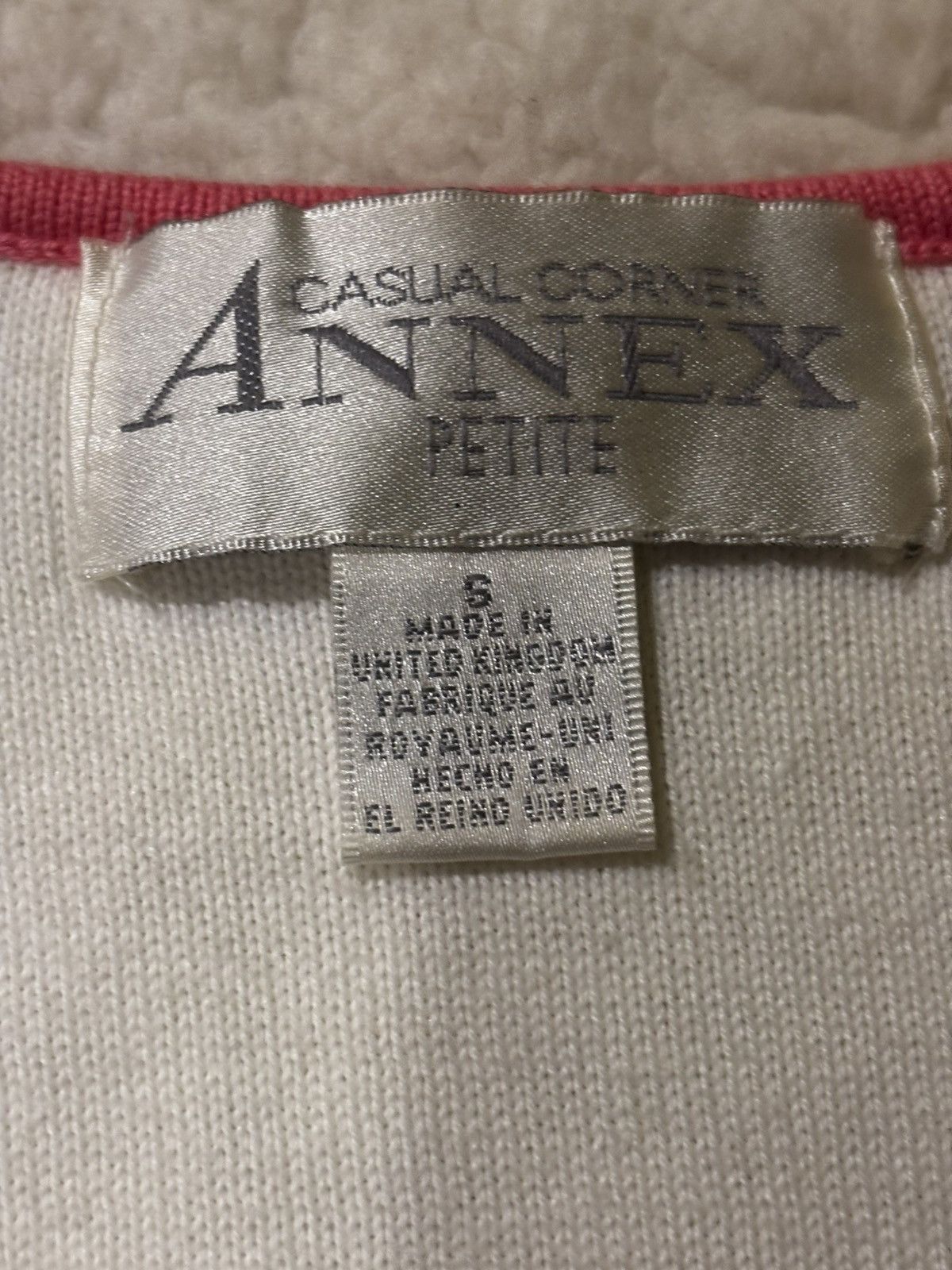 Annex White V-neck Sweater0426 Size S / US 4 / IT 40 - 5 Thumbnail