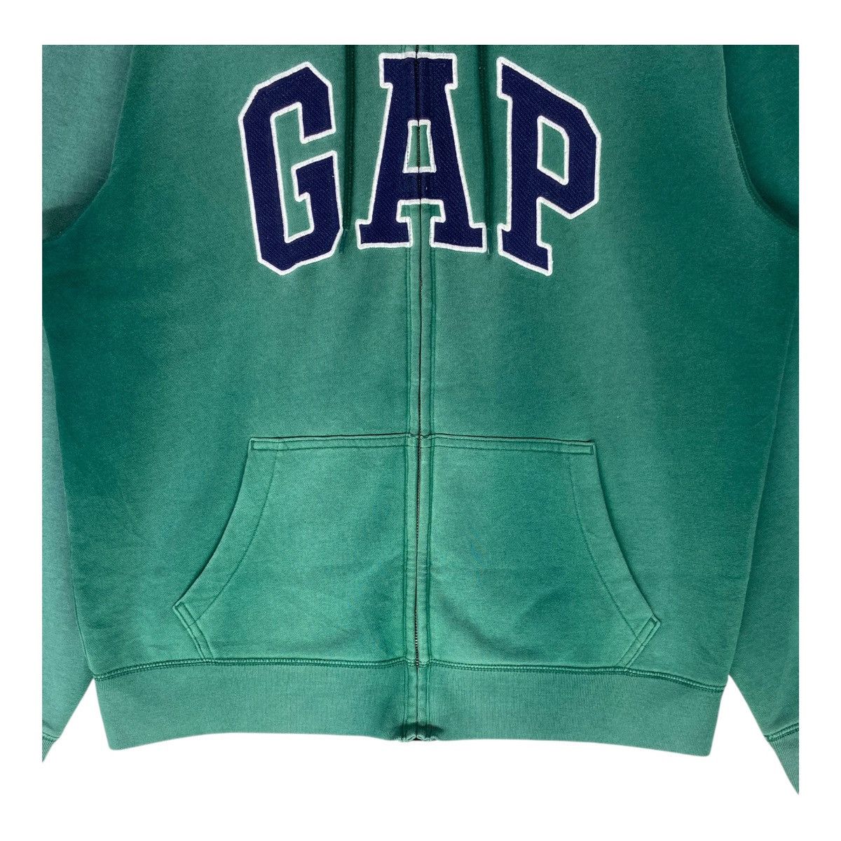 Gap Vintage Gap Hoodie Full Zip Spellout Sun Faded Embroidery Size US M / EU 48-50 / 2 - 5 Thumbnail