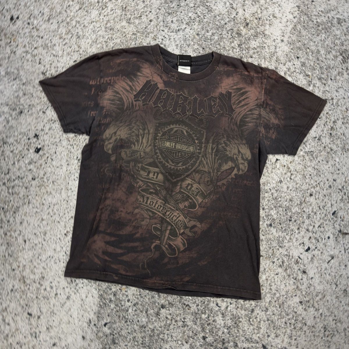 Harley Davidson Vintage Harley Davidson Faded Tattoo Tee Size US L / EU 52-54 / 3 - 6 Thumbnail