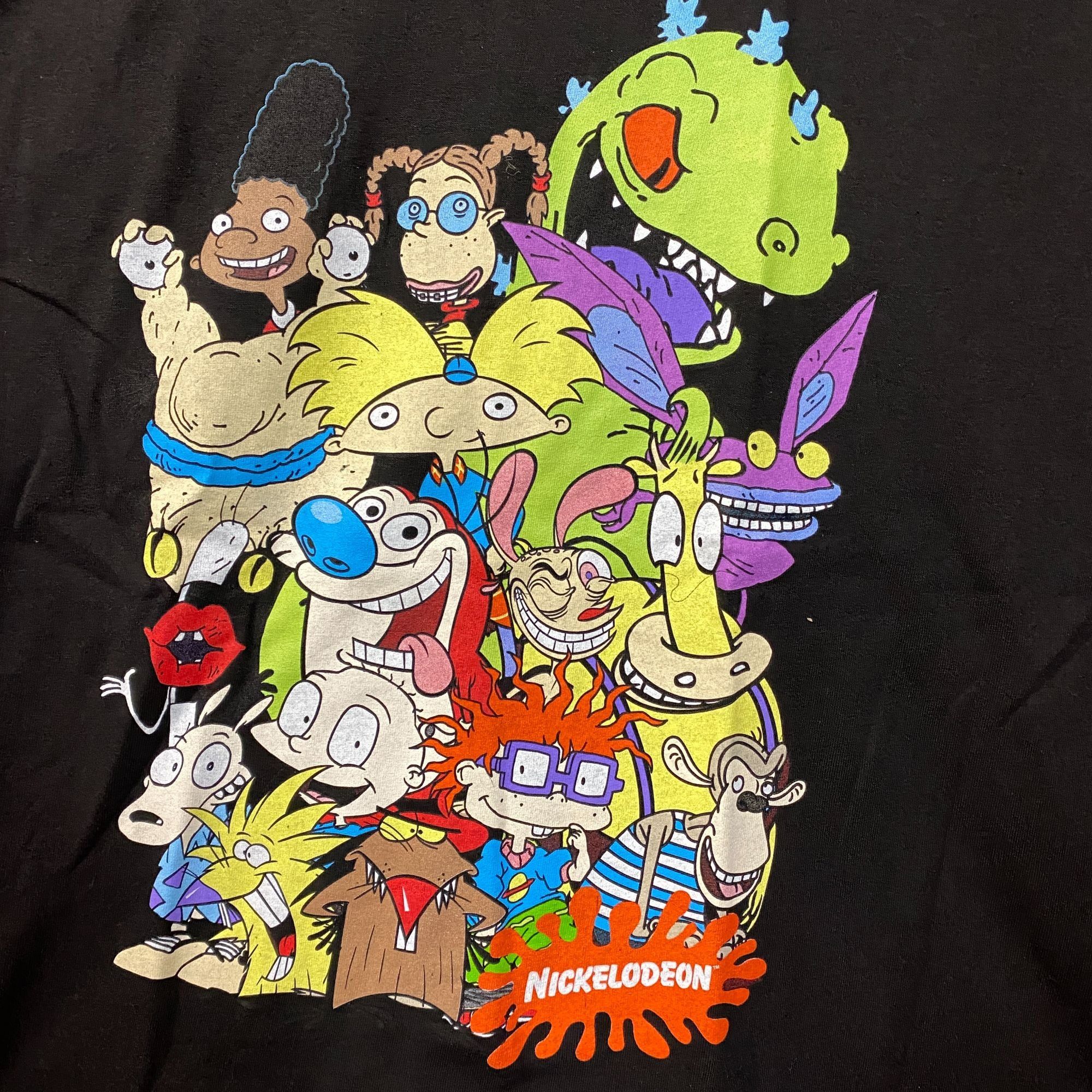 Nickelodeon Nickelodeon 90's Cartoons Pile Up Cartoon Characters Group S Size US L / EU 52-54 / 3 - 2 Thumbnail
