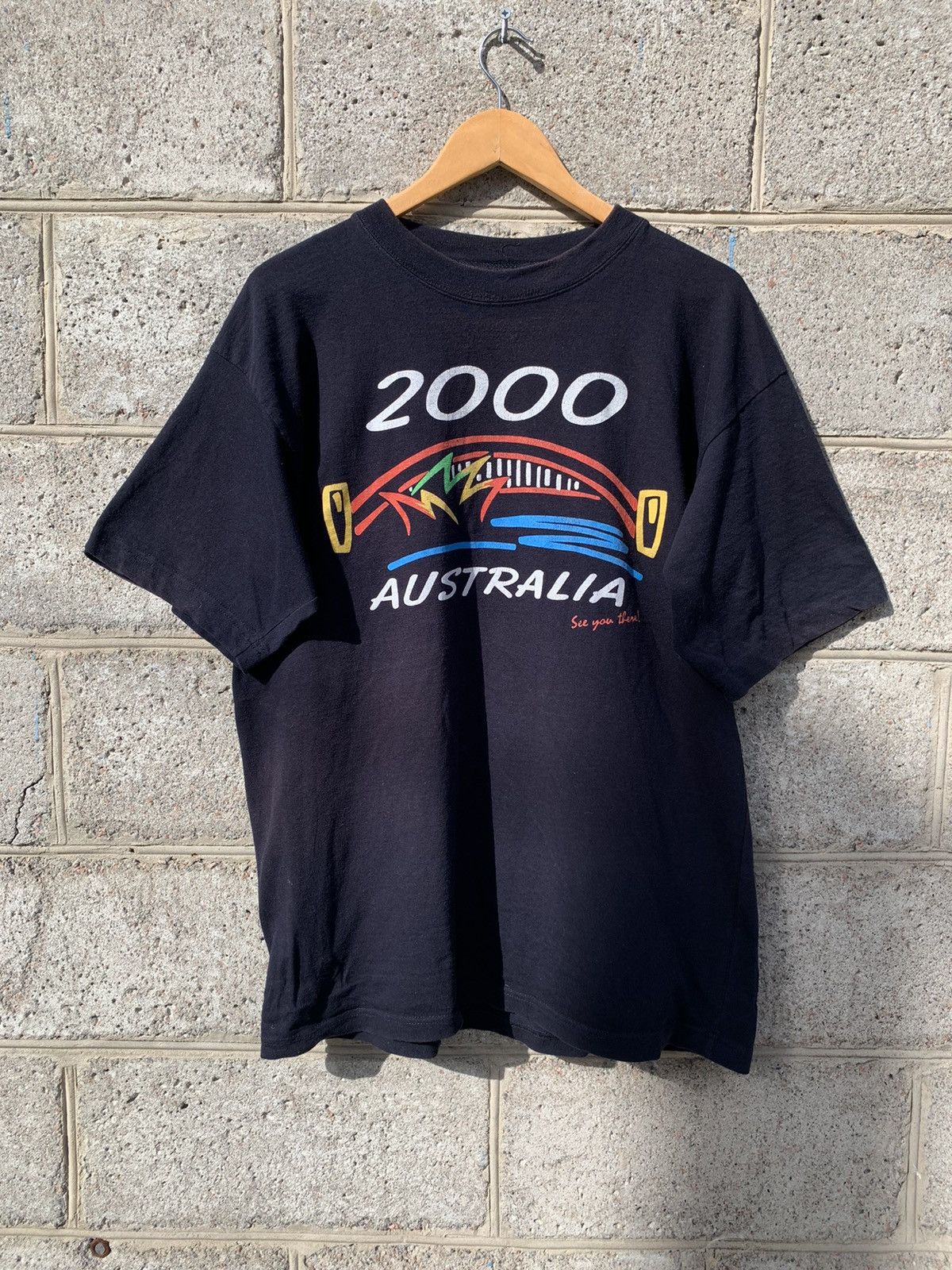 USA Olympics × Vintage Vintage Y2K " Olympics 2000 Australia "🔥🔥 Size US L / EU 52-54 / 3 - 4 Thumbnail