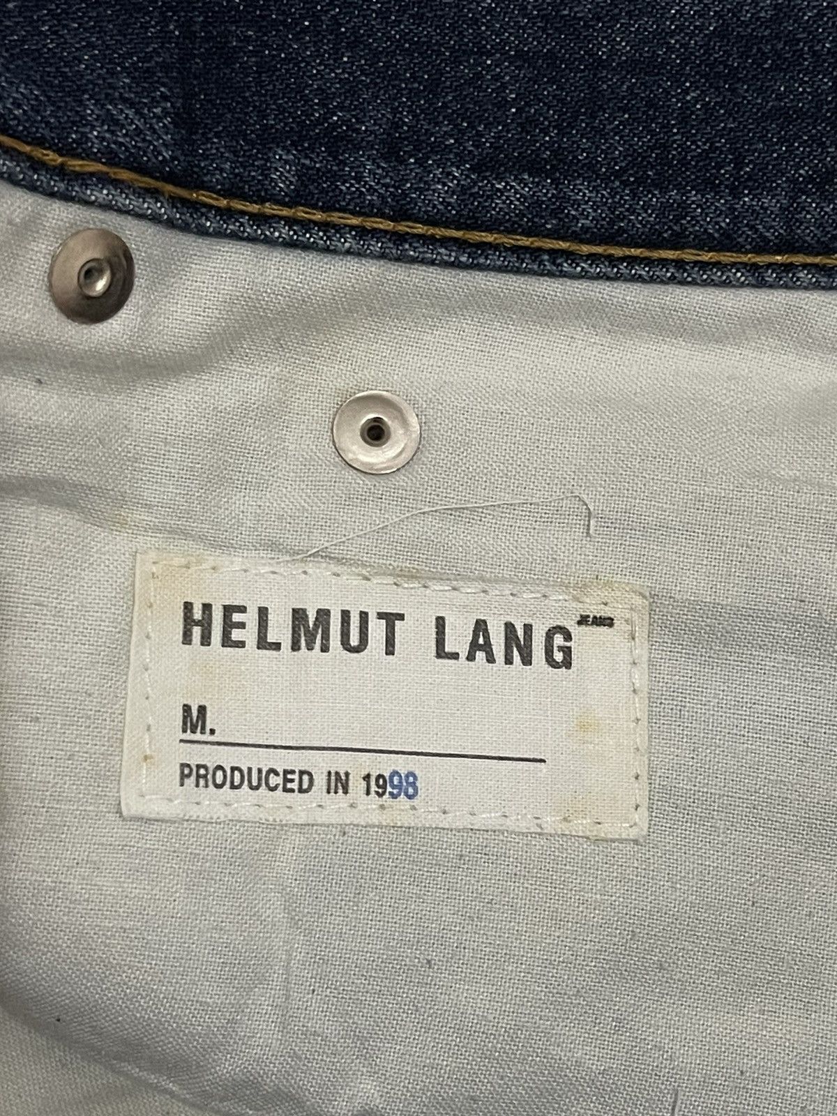 Helmut Lang 1998 Helmut Lang Archive Denim Jeans Size US 31 - 5 Thumbnail