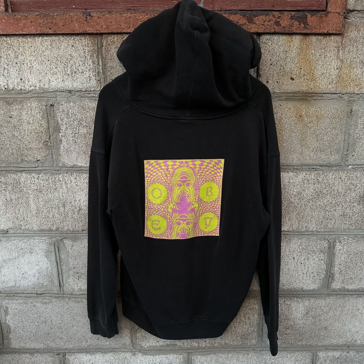 Obey Vintage Obey Hoodie Big Logo Band SK8 00s USA Hype Trend Size US M / EU 48-50 / 2 - 1 Thumbnail