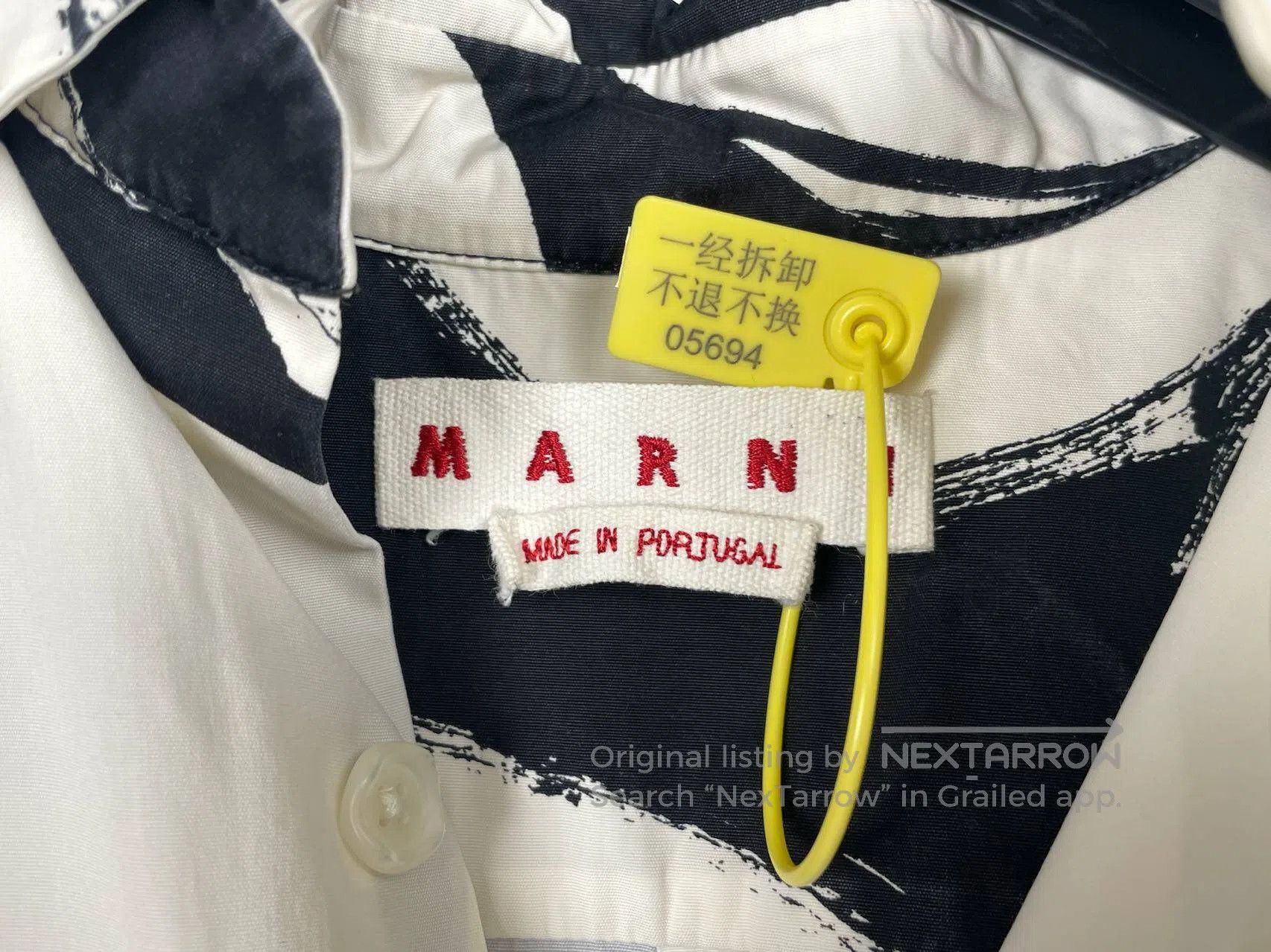 Marni MARNI Polka Dot Printed Loose Fit Long Sleeve Shirt Size XS / US 0-2 / IT 36-38 - 5 Thumbnail