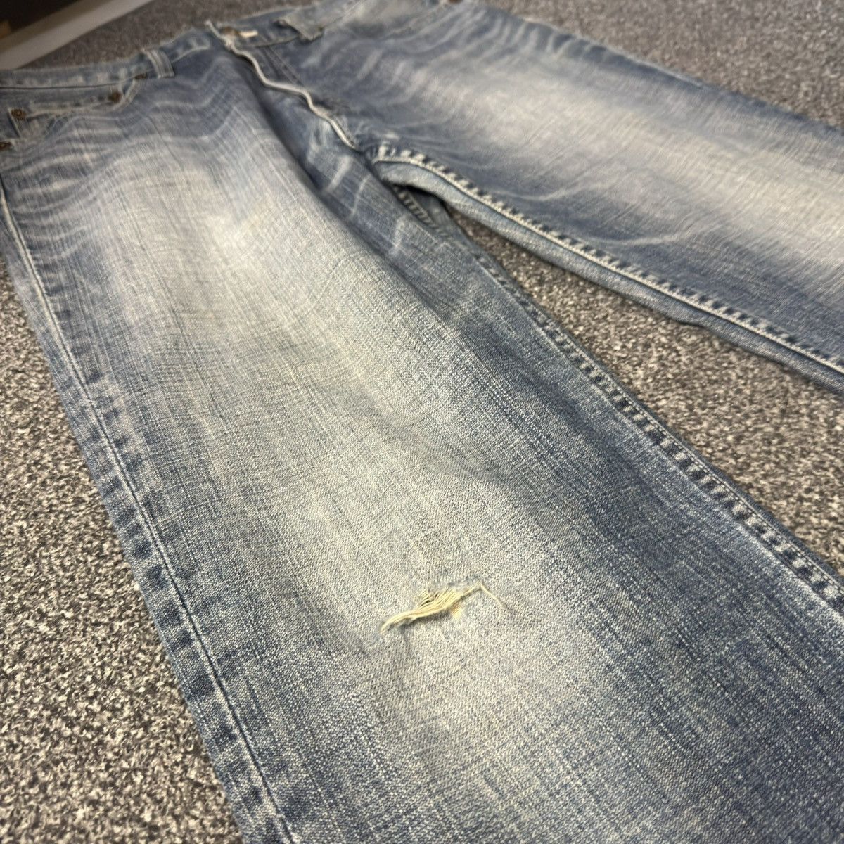 Levi's Vintage 2003 Levis 502 Distressed Denim W34 Size US 34 / EU 50 - 6 Thumbnail