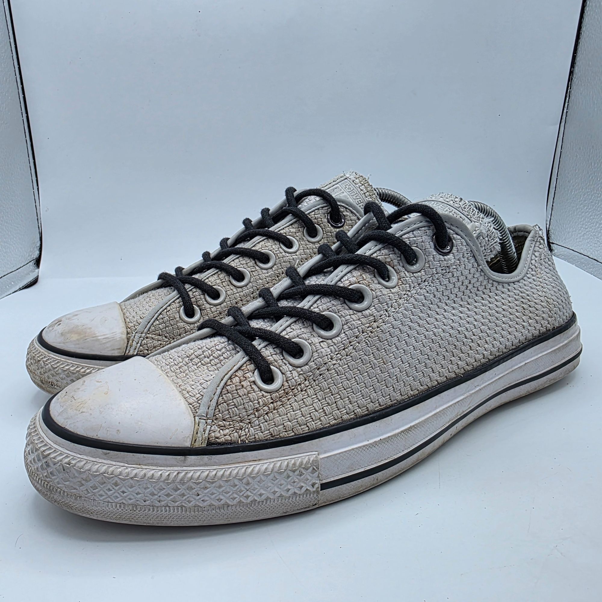 Converse Converse Chuck Taylor All Star Ox Mens Size 10 White Amp Clo Size US 10 / EU 43 - 4 Thumbnail