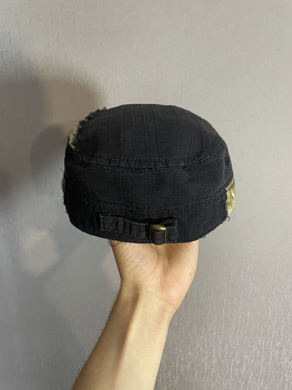 Japanese Brand Vintage Distressed New York Black Camo Army Camp Cap Size ONE SIZE - 9 Thumbnail