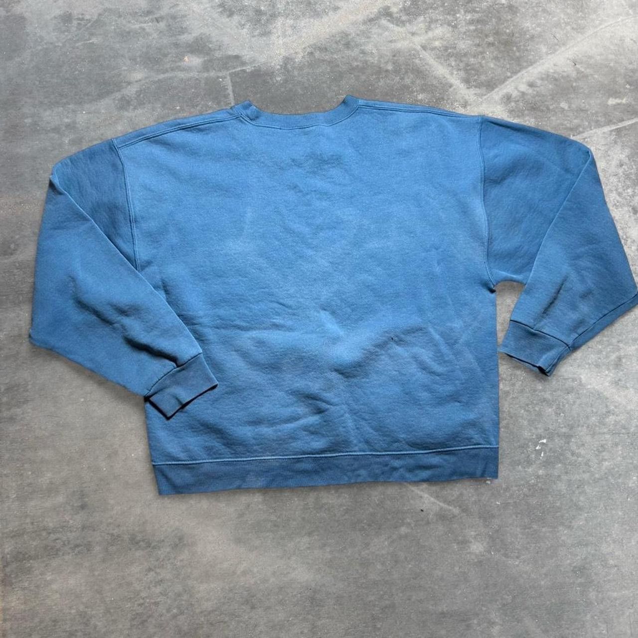 Russell Athletic Vintage 90s Russell Athletic Crewneck Sweatshirt steel blue Size US XL / EU 56 / 4 - 2 Thumbnail