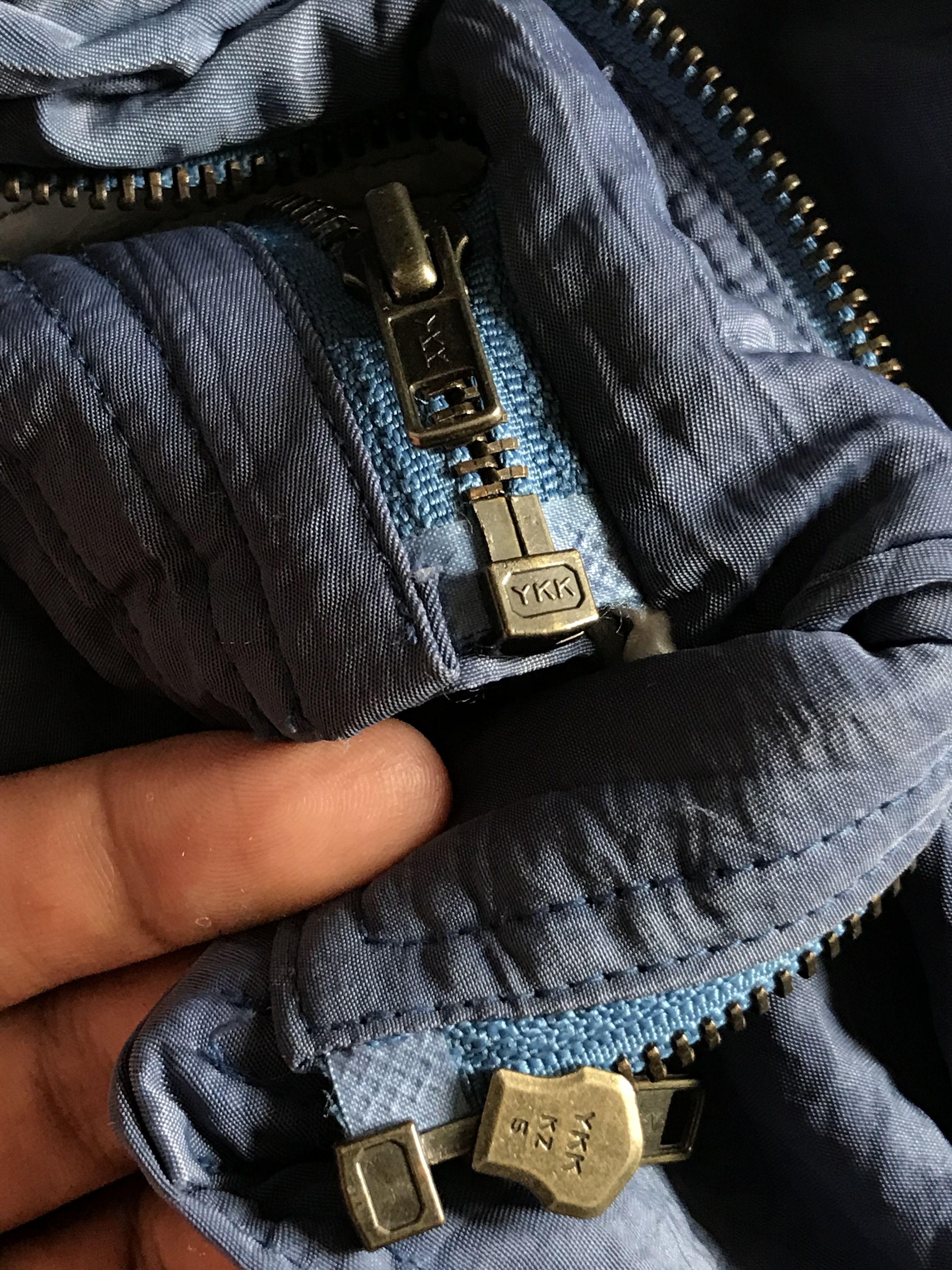 Le Grande Bleu (L.G.B.) 💀NEEDGONE💀Cambri Mode - Japanese Fur Hooded Bomber Jacket Size US M / EU 48-50 / 2 - 5 Thumbnail