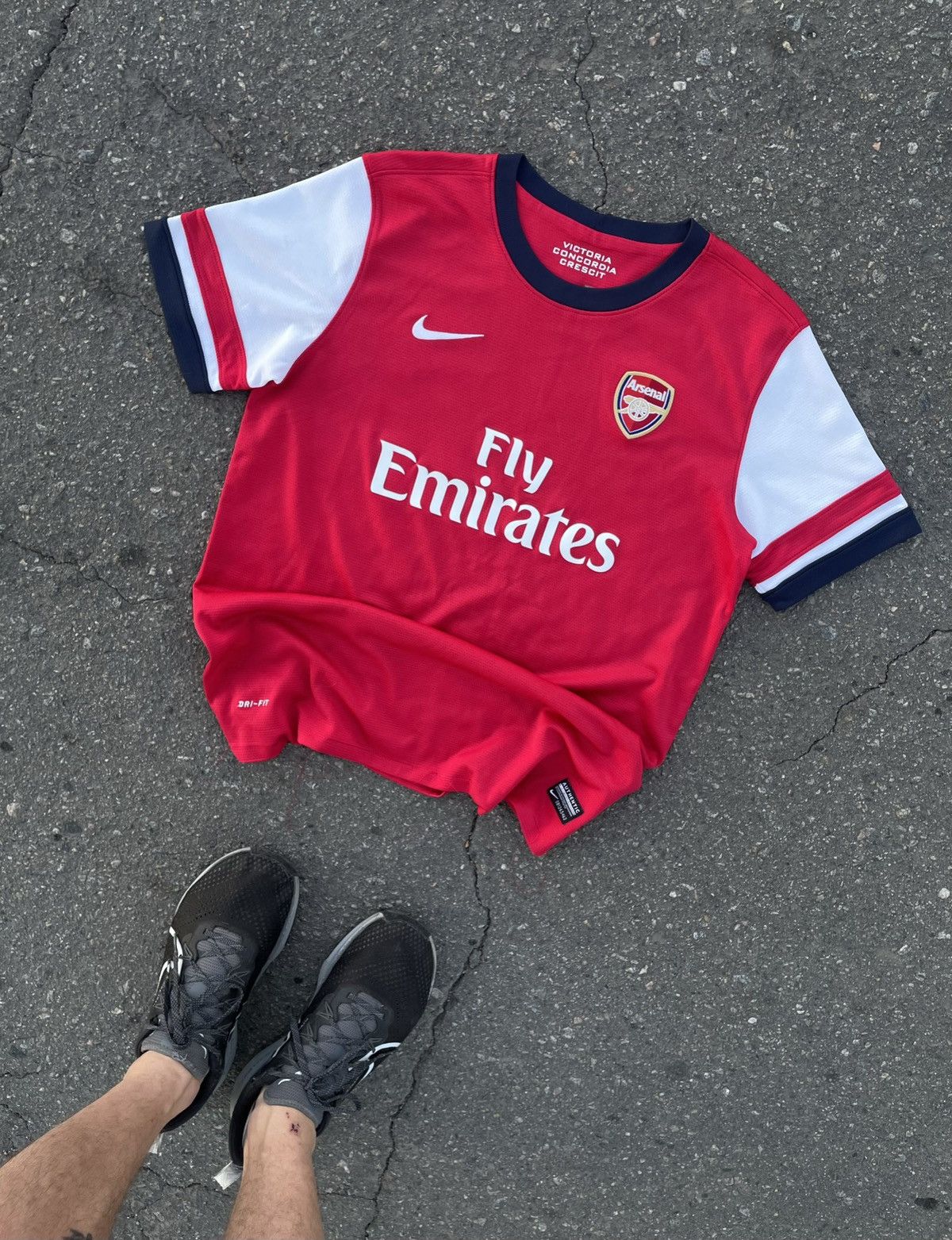 Nike FC Arsenal London 2012/13 Soccer Jersey Football Blokecore ⚽️ Size US S / EU 44-46 / 1 - 1 Thumbnail