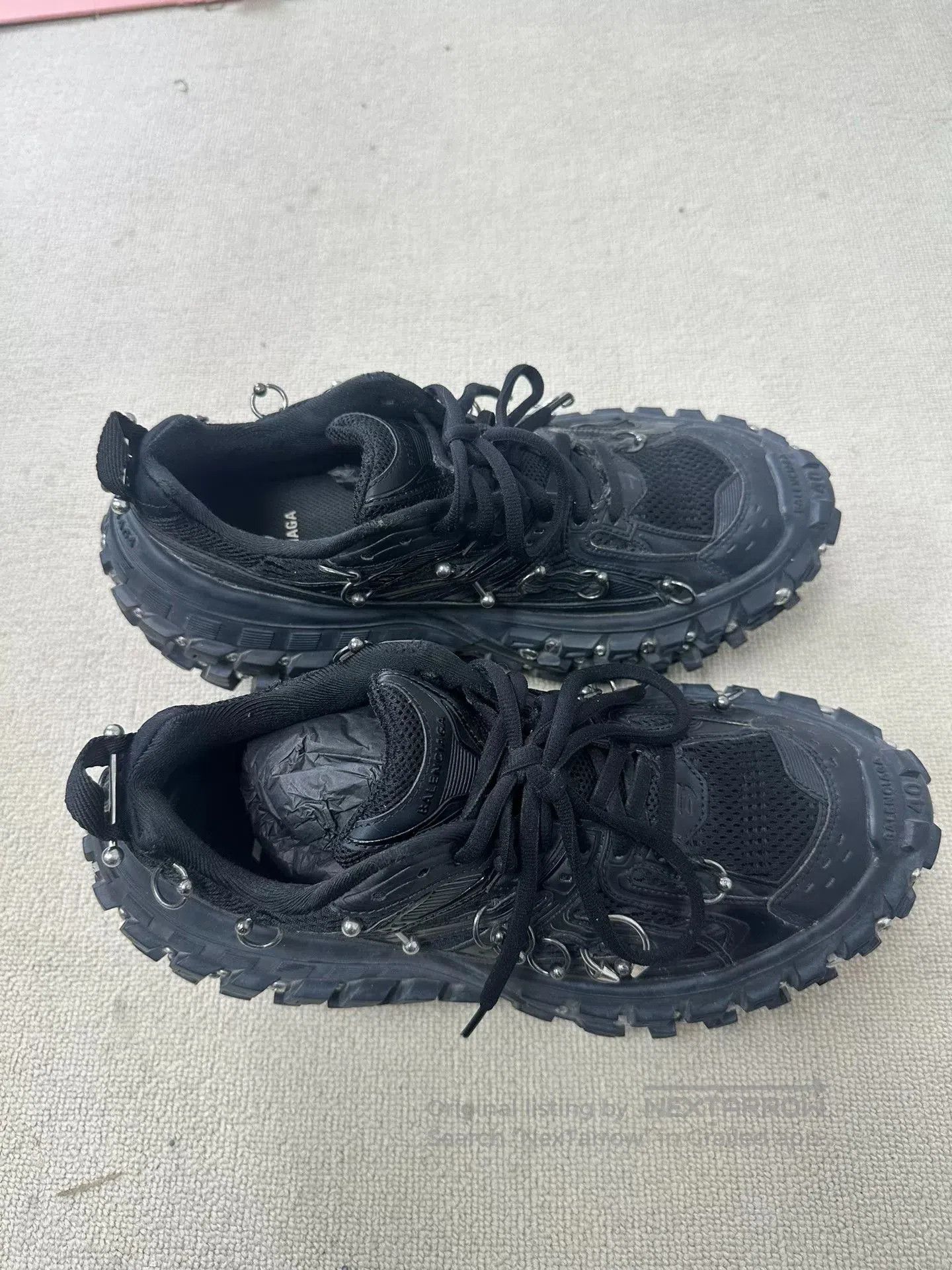 Balenciaga Balenciaga Bouncer Round-Toe Lace-Up Dad Shoes. Size US 7 / EU 40 - 3 Thumbnail