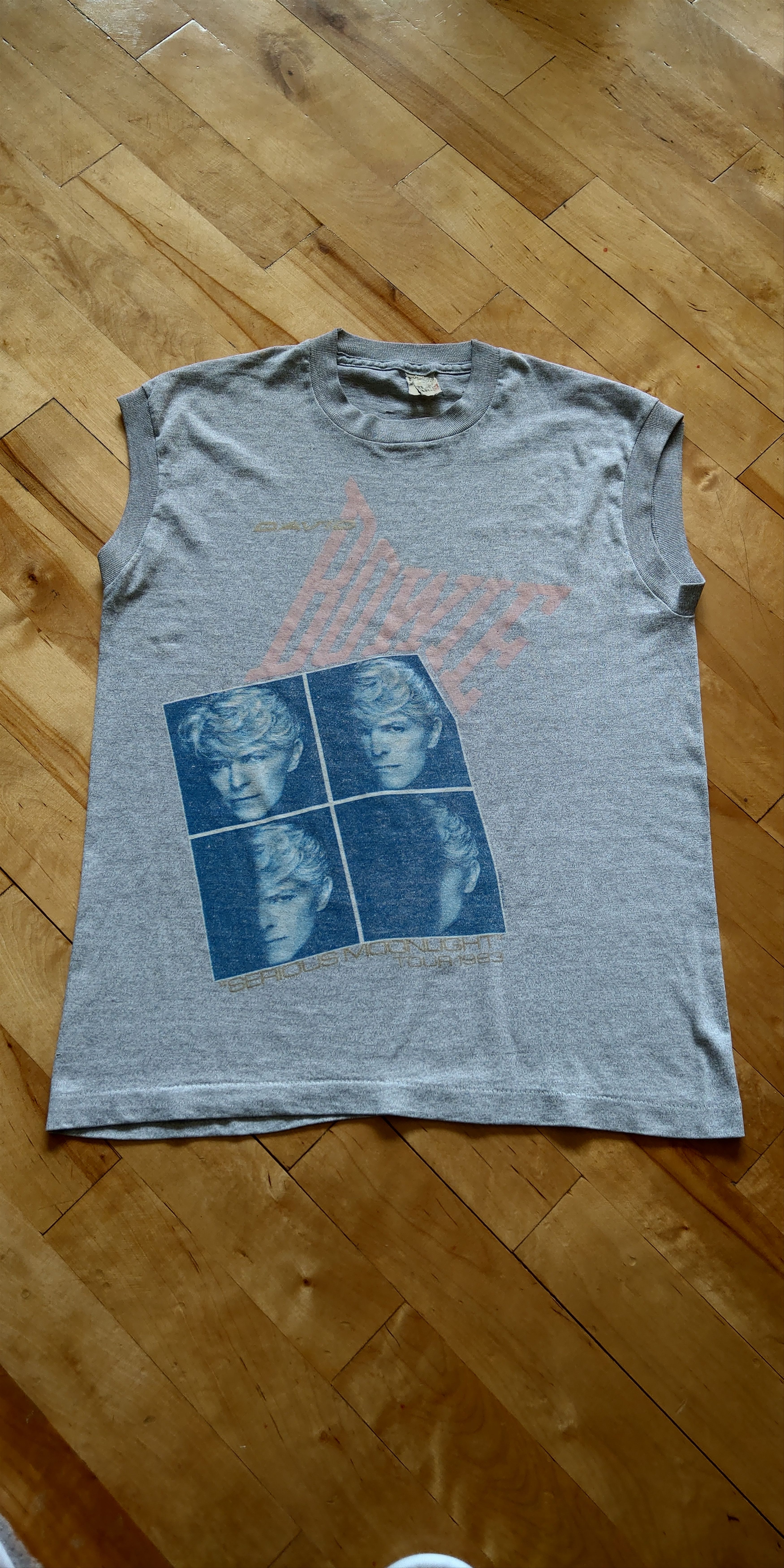 Band Tees David Bowie 1983 Serious Moonlight Tour Shirt Tanktop Rare M Size US M / EU 48-50 / 2 - 1 Thumbnail