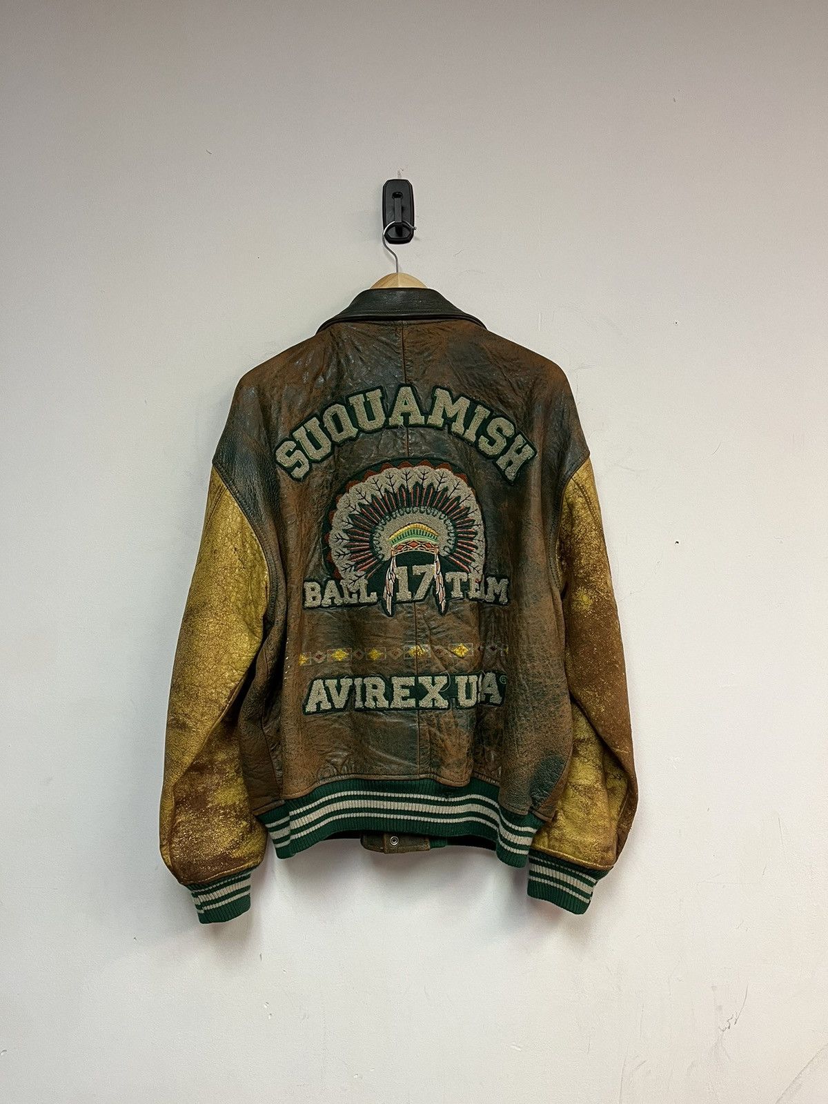 Avirex 1991 Avirex Leather Jacket Size US XL / EU 56 / 4 - 1 Thumbnail
