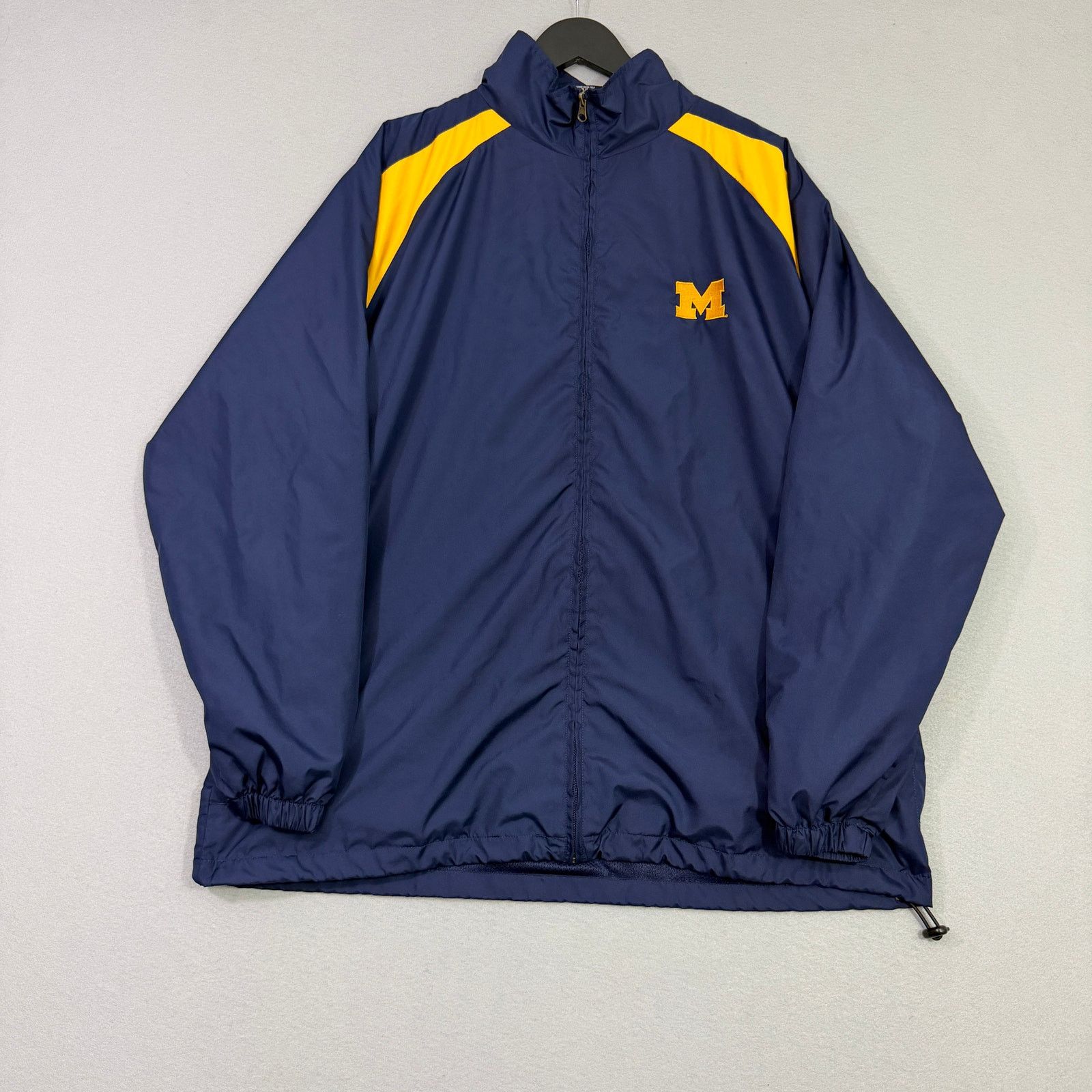 Vintage Vintage Michigan Wolverines Windbreaker Jacket Large Blue Size US L / EU 52-54 / 3 - 1 Thumbnail