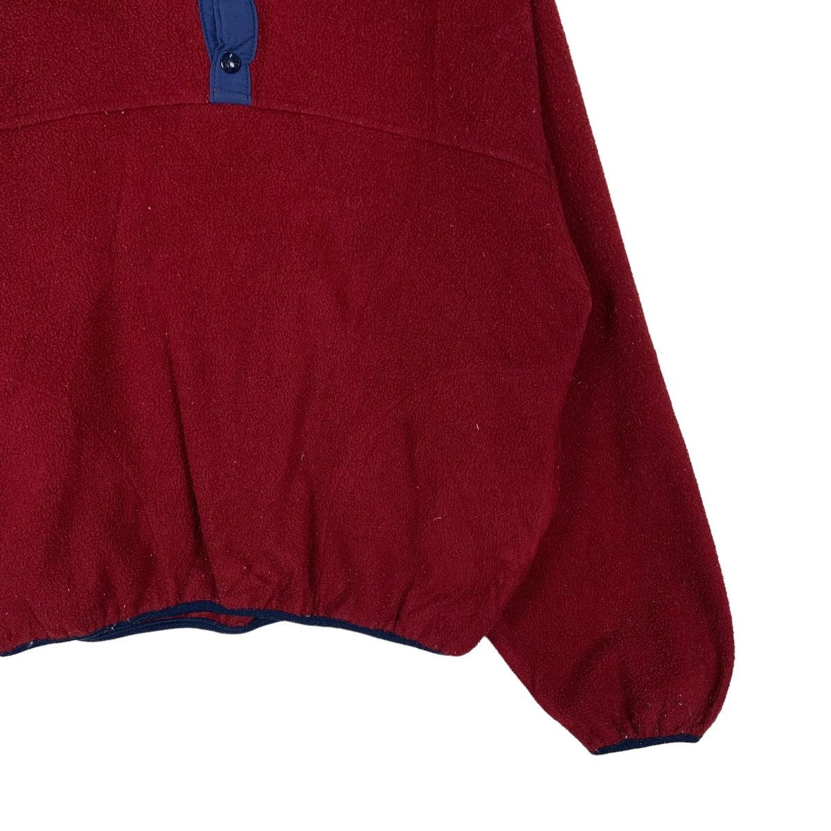 Other 90's Made in USA Half Button Pullover Red Fleece #1139-C52 Size US M / EU 48-50 / 2 - 4 Thumbnail