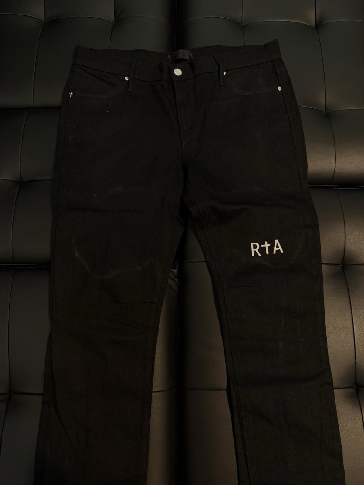 Rta RTA Men's Denim Jeans Black Size 34 $350 Retail Size US 34 / EU 50 - 5 Thumbnail