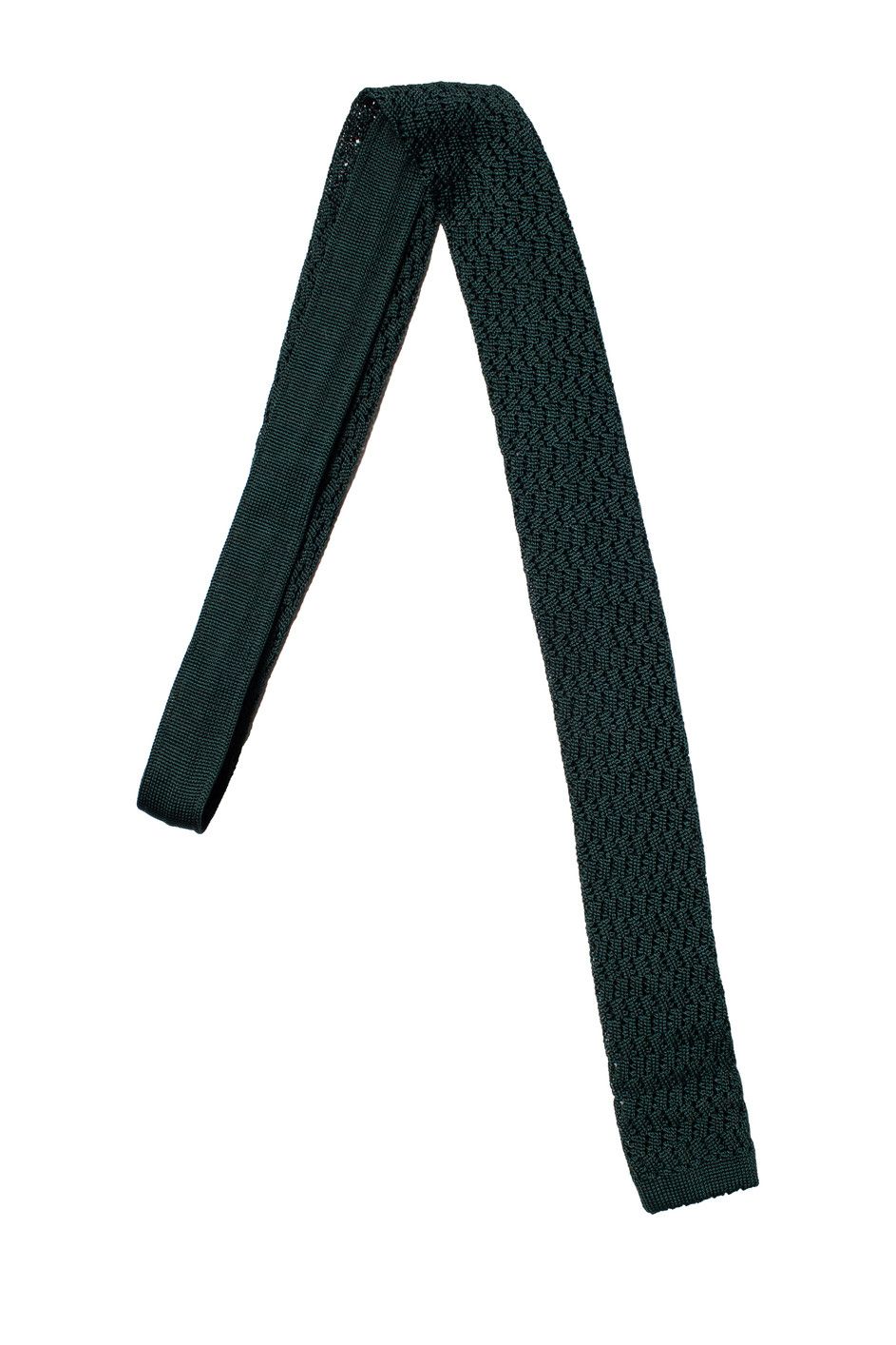 Rubinacci Rubinacci, green knitted tie scarf Size ONE SIZE - 1 Thumbnail