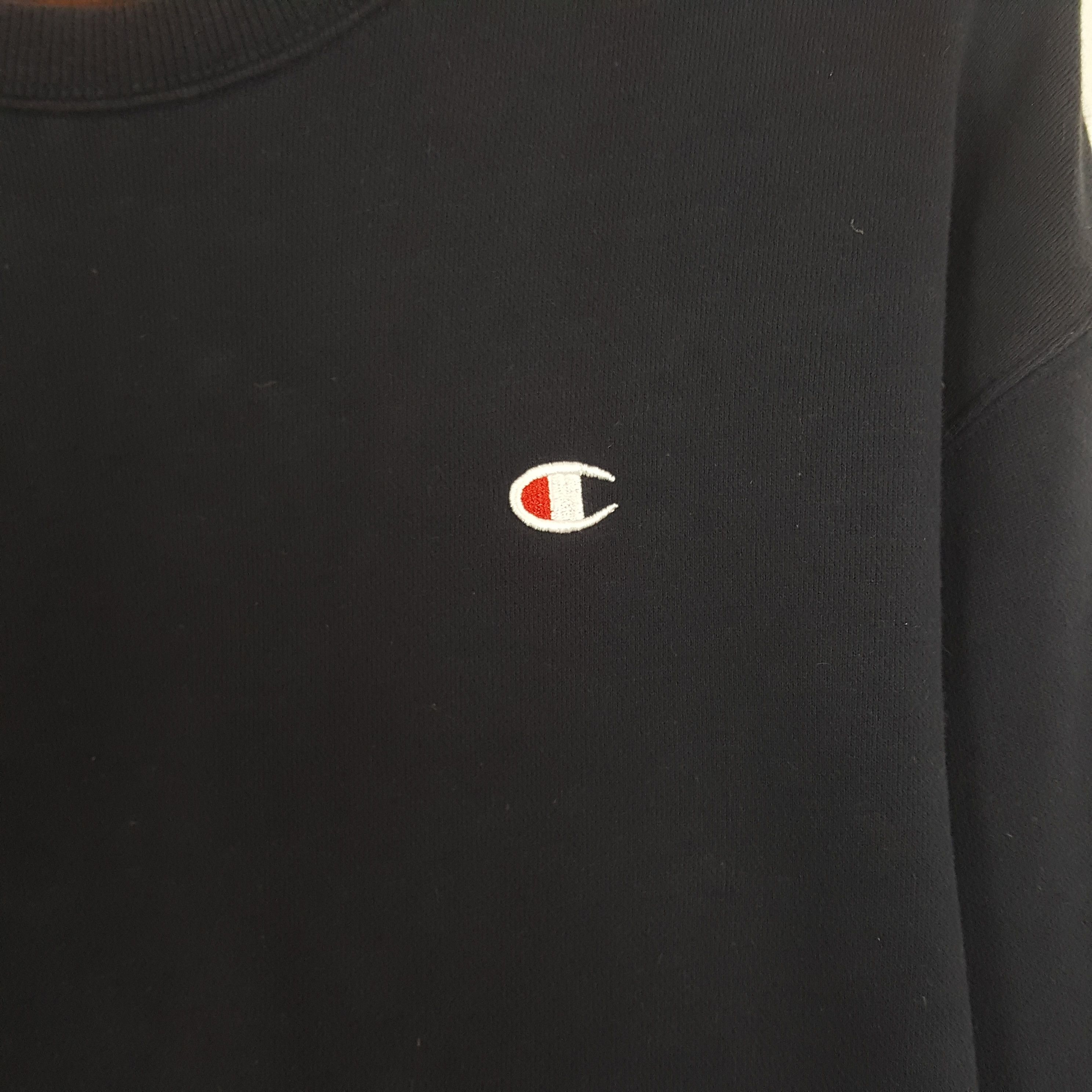Champion × Vintage Vintage Champion Logo Patch Sweatshirt Size US L / EU 52-54 / 3 - 2 Thumbnail