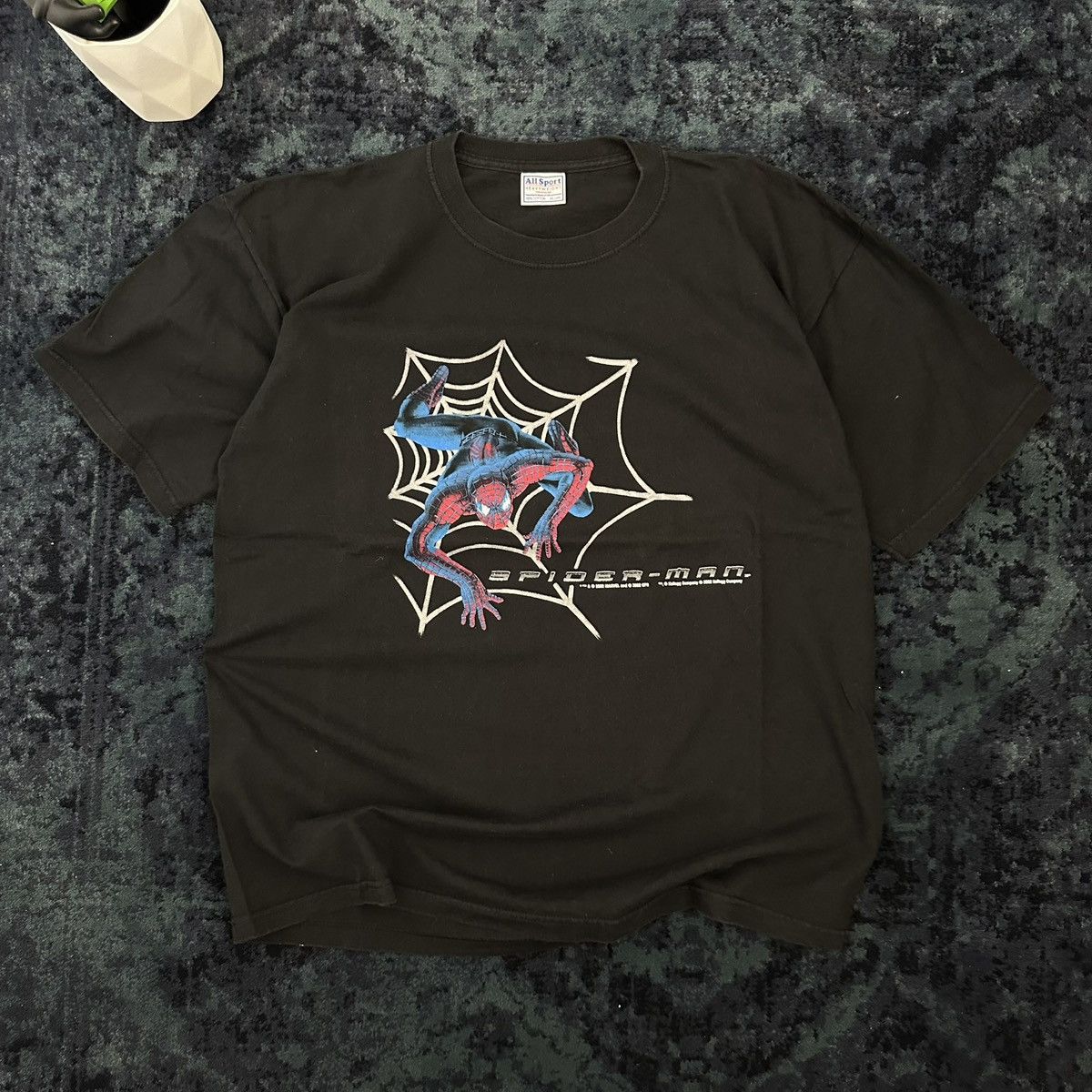 Vintage Vintage 2002 Marvel Spider-Man Movie Tee – AllSport Tag Size US XL / EU 56 / 4 - 1 Thumbnail