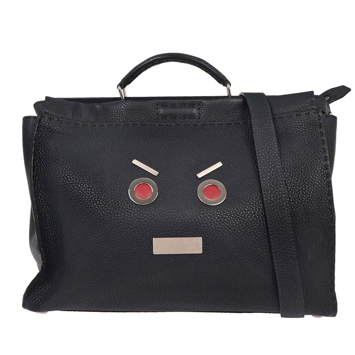 Fendi Fendi Faces Selleria Peekaboo Bag Leather Size ONE SIZE - 1 Thumbnail