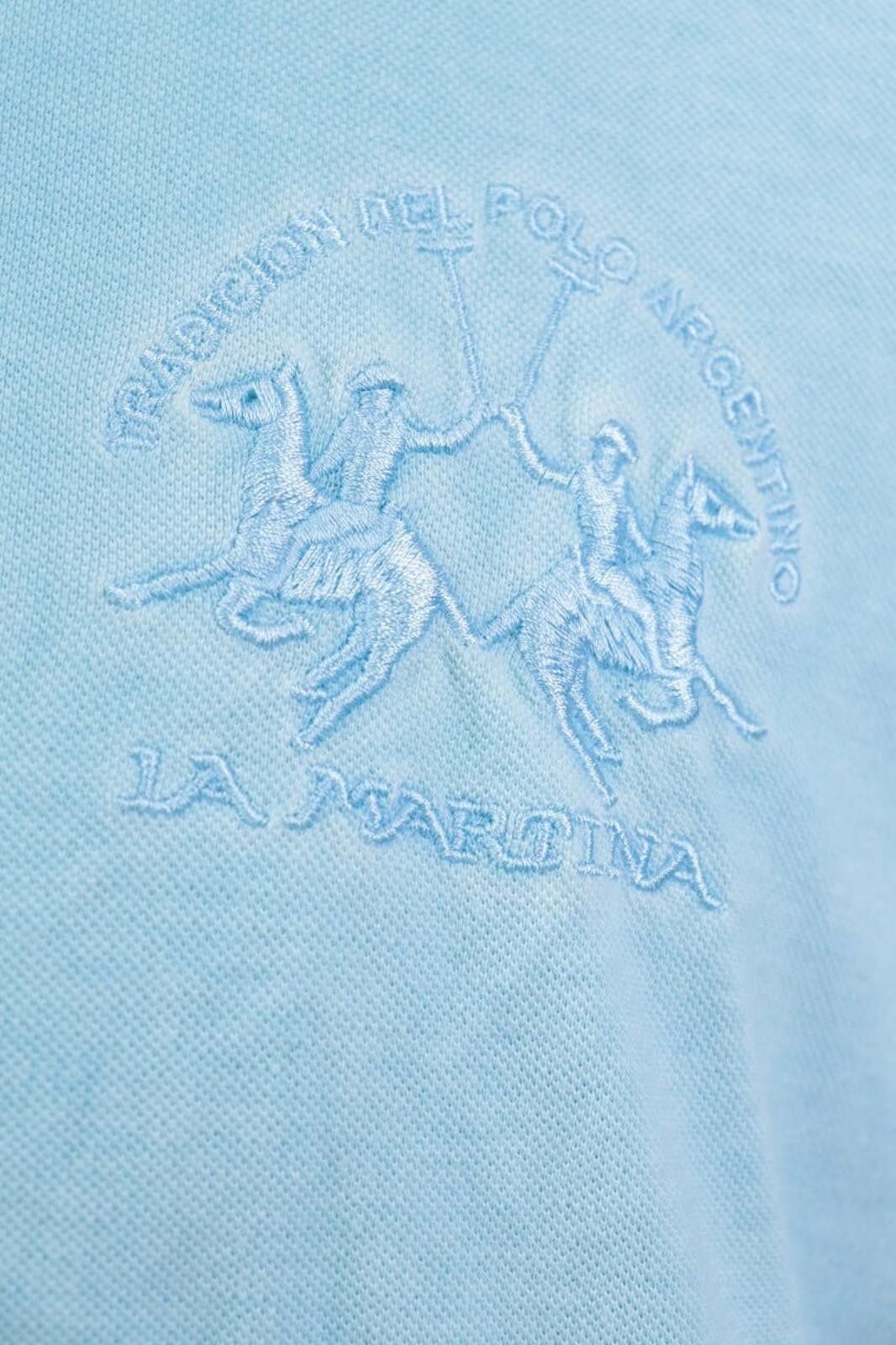 La Martina La Martina Buenos Aires Blue Summer Polo Shirt Size XXL Size US XXL / EU 58 / 5 - 3 Thumbnail