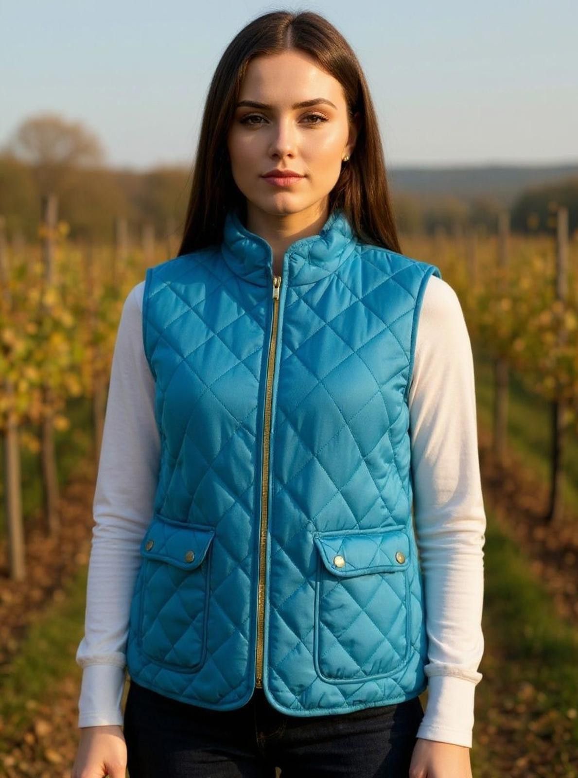 St. Johns Bay St. John's Bay Quilted Women's Vest w/Front Pockets & Zipper Size XL / US 12-14 / IT 48-50 - 1 Thumbnail