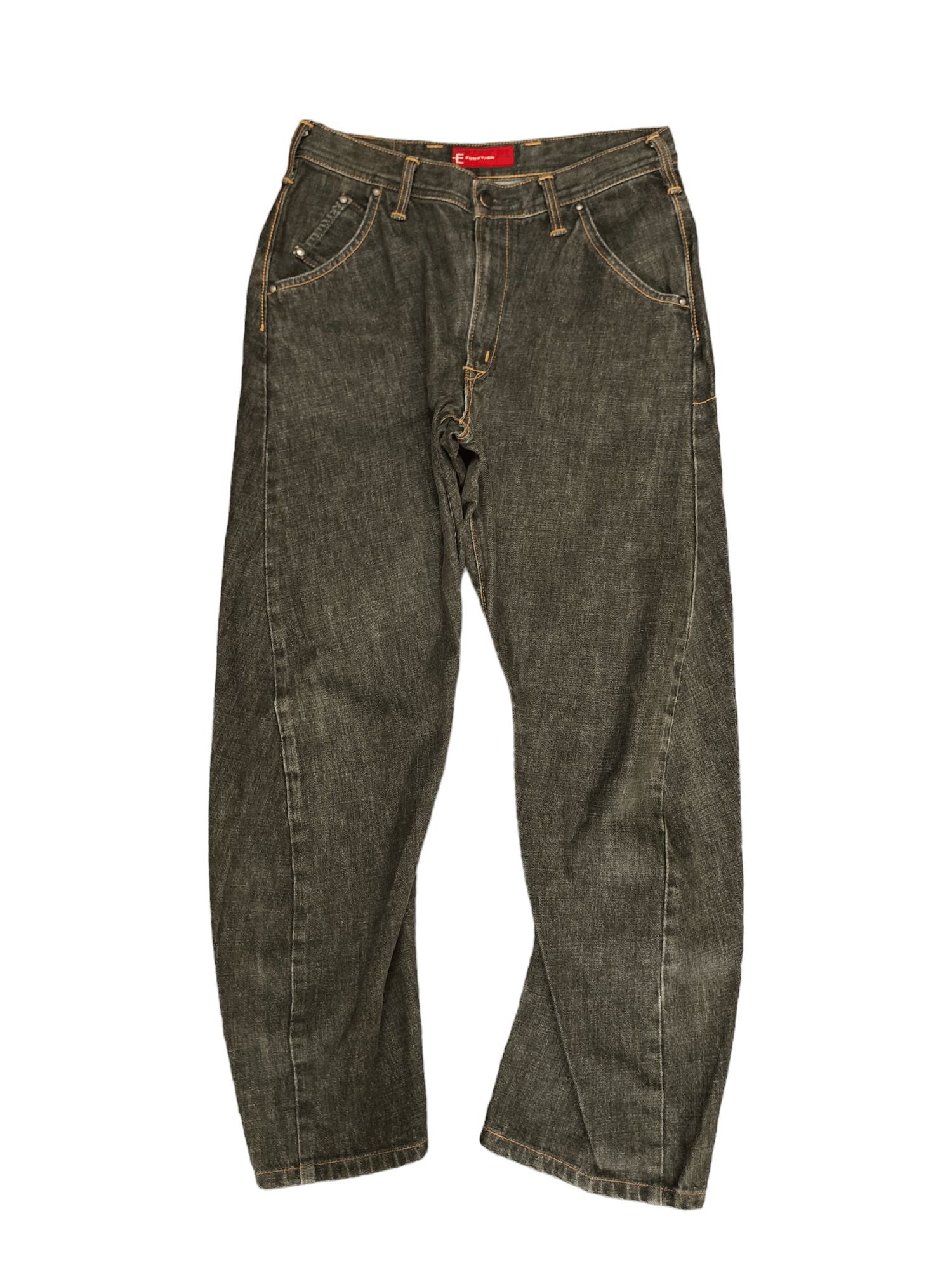 Kapital Vintage 2000 Edwin E Function Spiral Cut Denim Jeans Size US 31 - 1 Thumbnail
