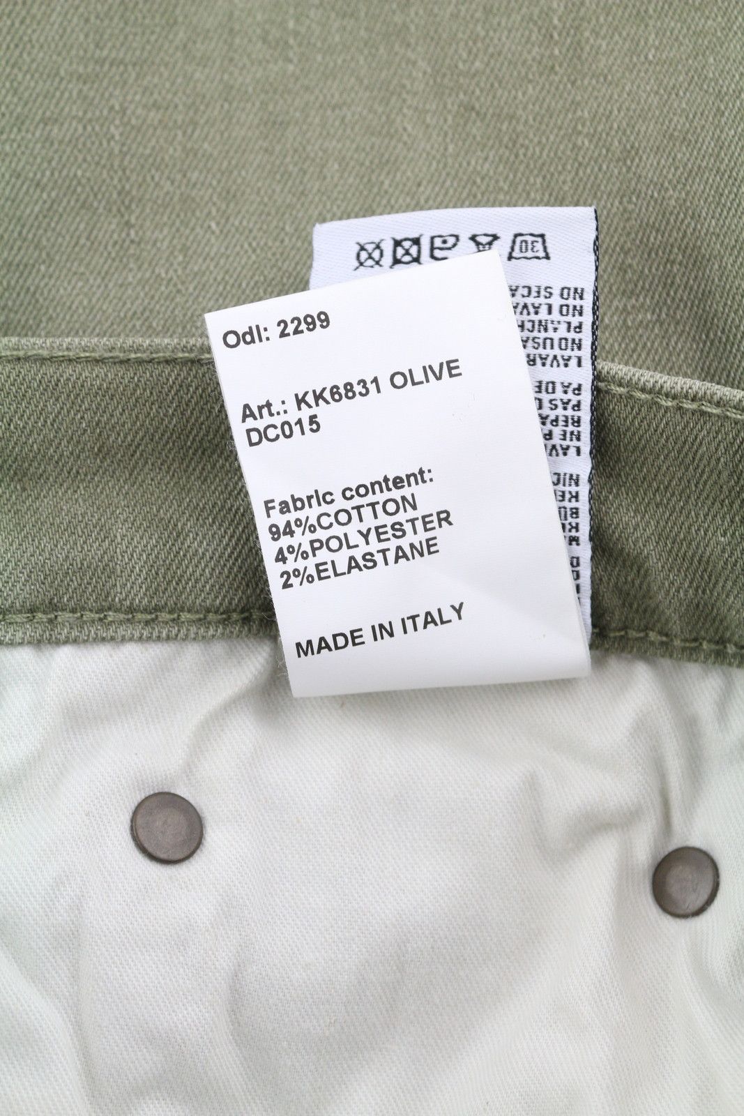 R13 JANE 27 Loose Straight Waist Olive Green Jeans 84499 Size 27" / US 4 / IT 40 - 11 Thumbnail