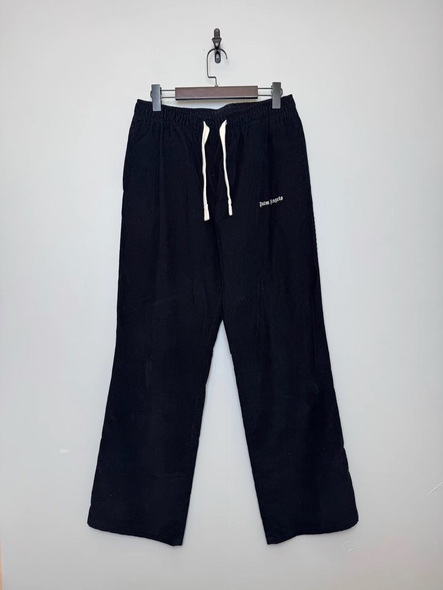 Palm Angels Palm Angels Letter Print Elastic Waist Pants K36 Size US 34 / EU 50 - 1 Thumbnail