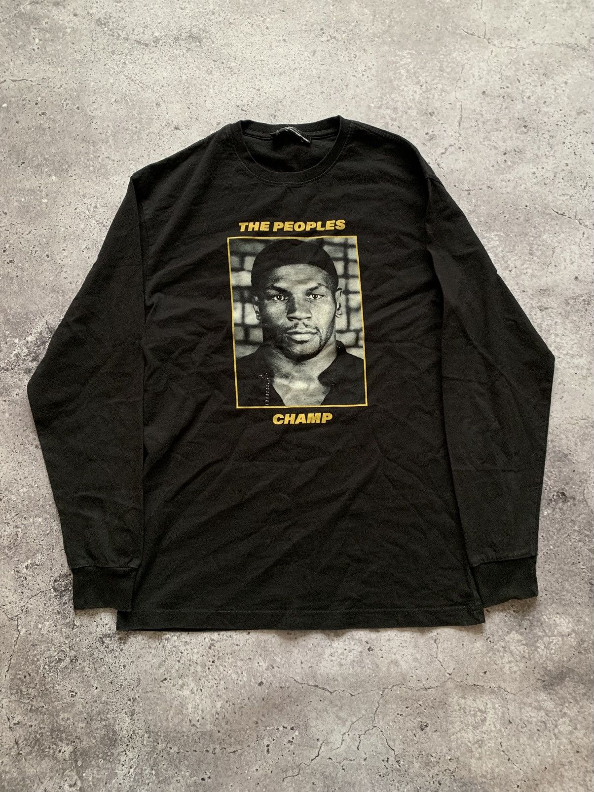 Vintage 🔥MIKE TYSON THE PEOPLE CHAMP 00’S TOUR LONG SLEEVE TSHIRT Size US M / EU 48-50 / 2 - 2 Thumbnail