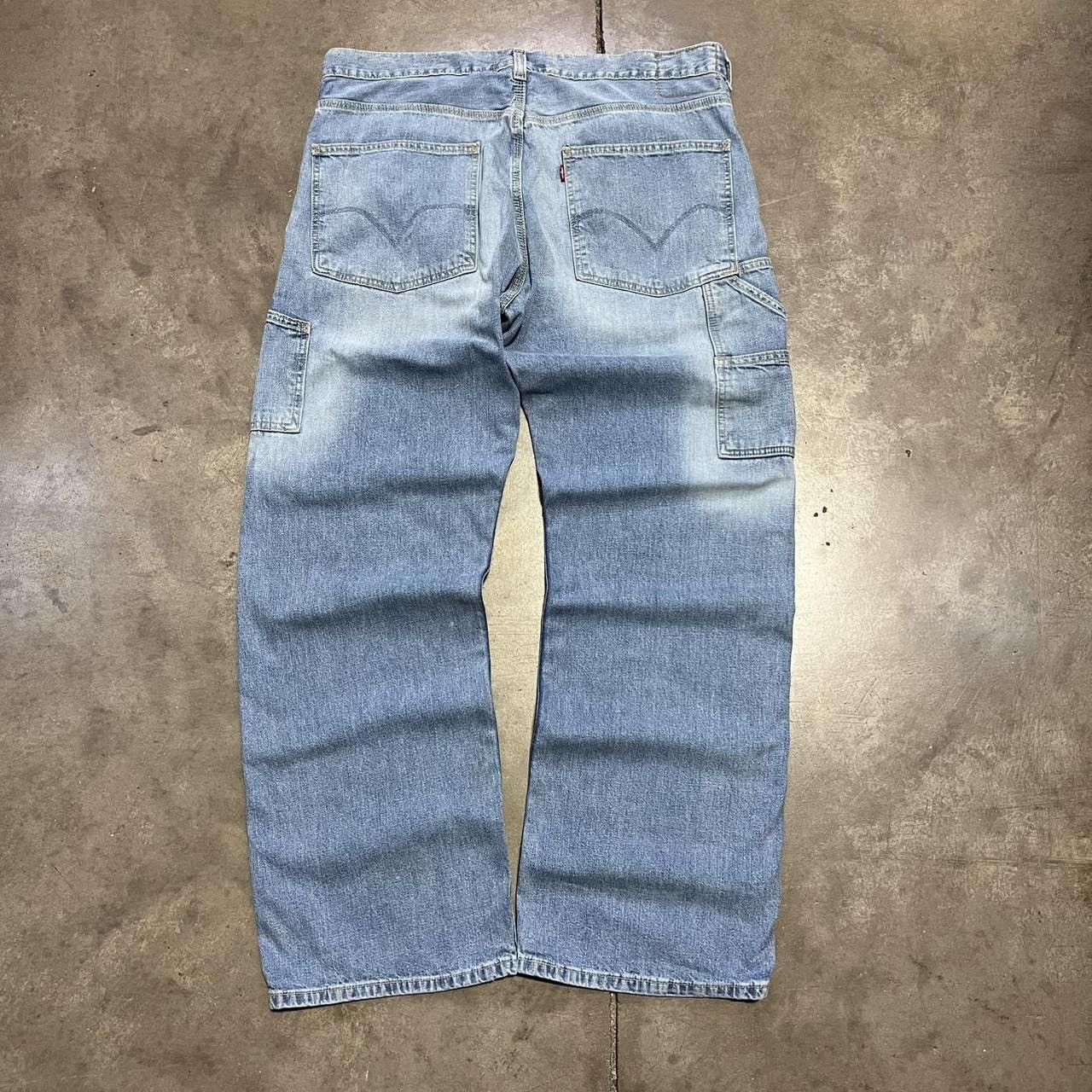 Levi's Vintage Levis Carpenter Baggy Denim Jeans Wide Leg Skater Size US 38 / EU 54 - 5 Thumbnail
